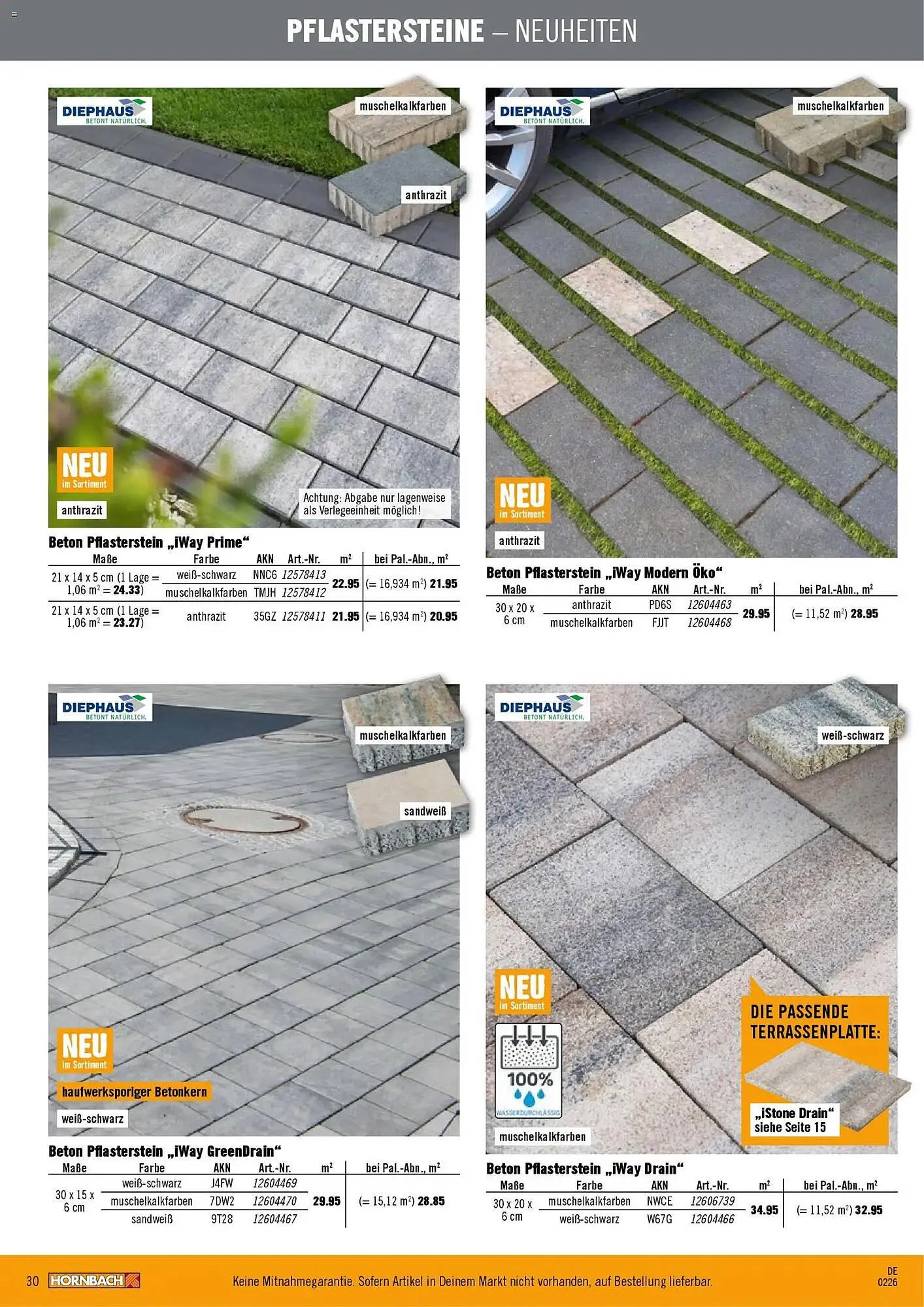 Hornbach Prospekt von 12. Februar bis 31. Dezember 2026 - Prospekt seite 30