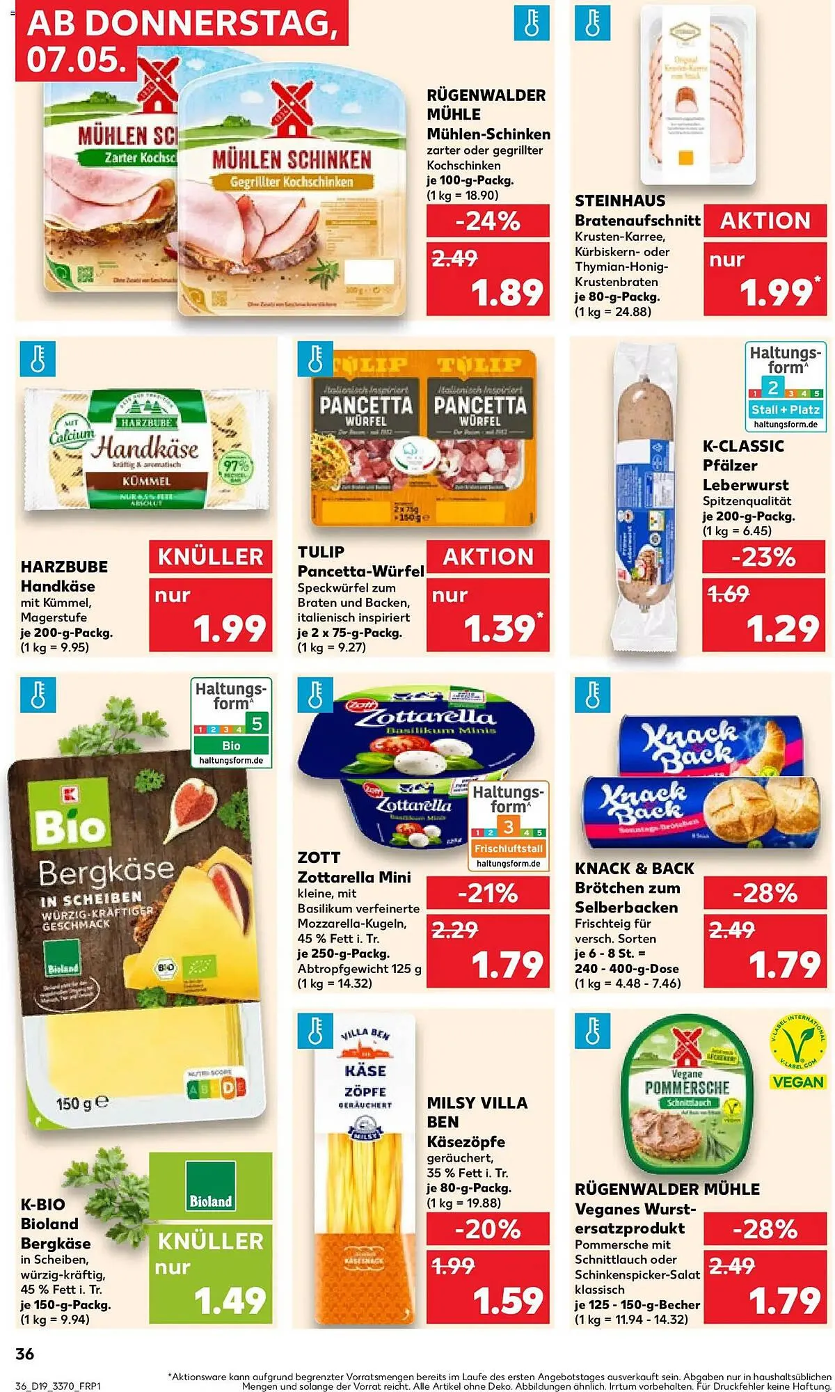 Kaufland Prospekt von 7. Mai bis 13. Mai 2026 - Prospekt seite 36