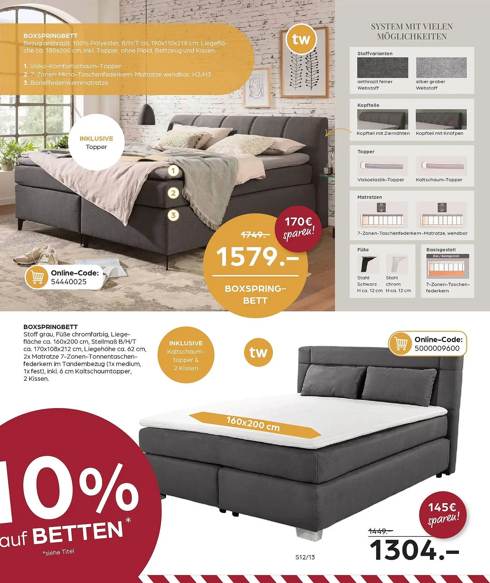 Möbel Buss Prospekt von 1. Januar bis 12. Januar 2026 - Prospekt seite 13