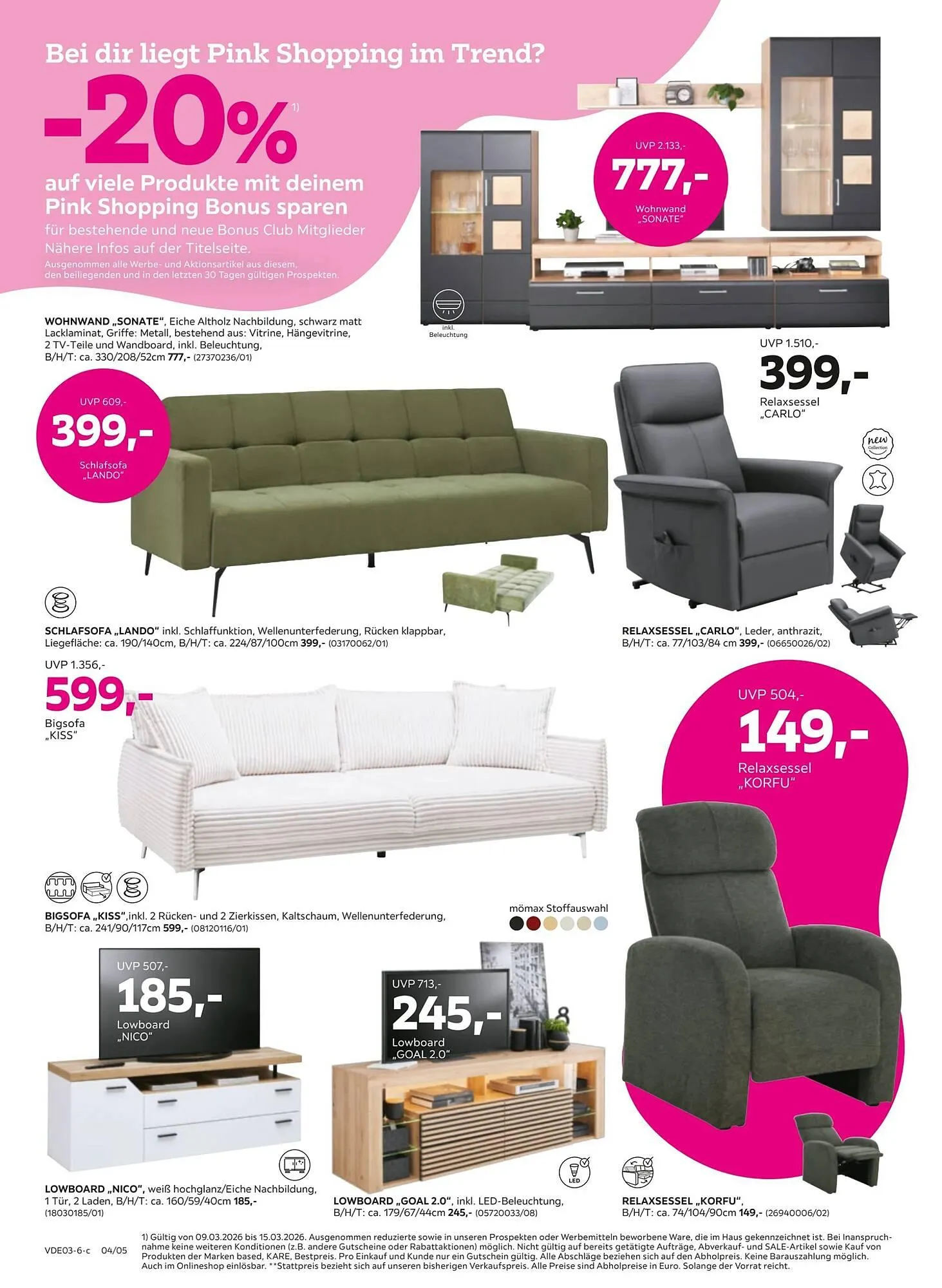 Mömax Prospekt von 9. März bis 16. März 2026 - Prospekt seite 4