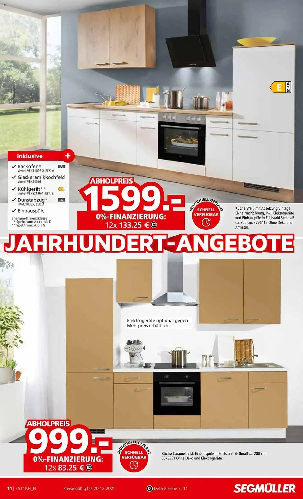 Segmüller Prospekt von 1. November bis 20. Dezember 2025 - Prospekt seite 14