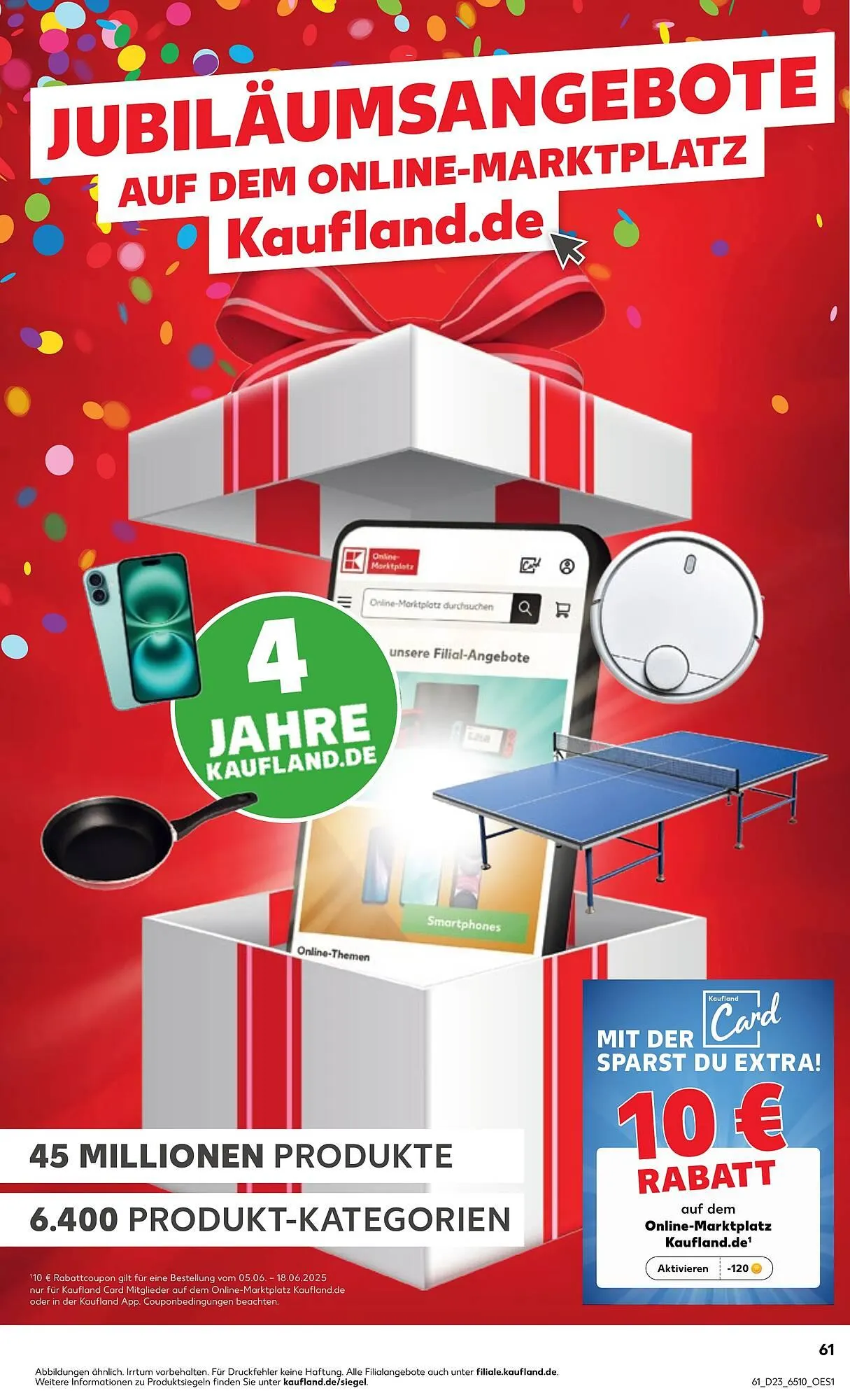 Kaufland Prospekt von 5. Juni bis 11. Juni 2025 - Prospekt seite 61