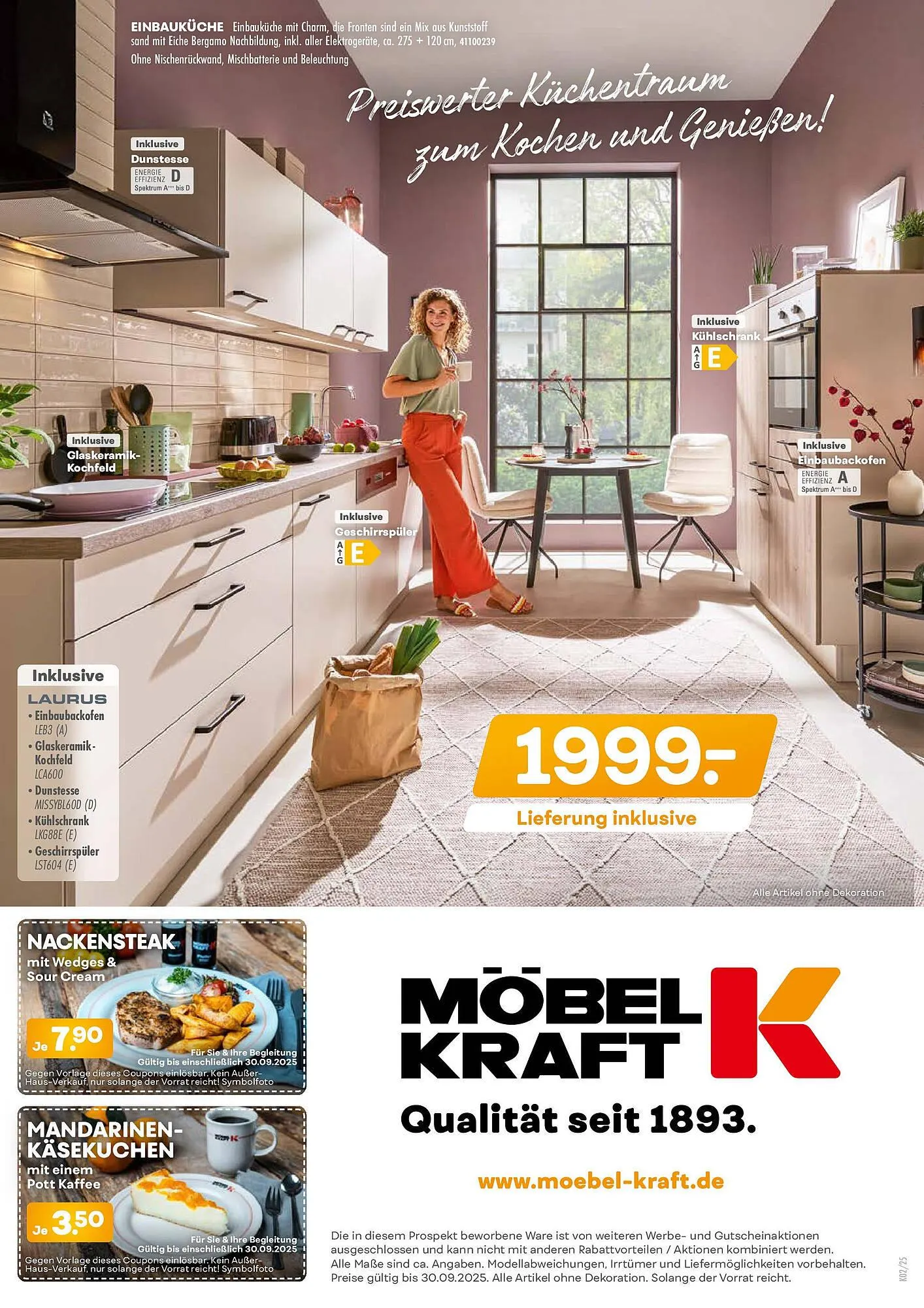 Möbel Kraft Prospekt von 12. August bis 30. September 2025 - Prospekt seite 24