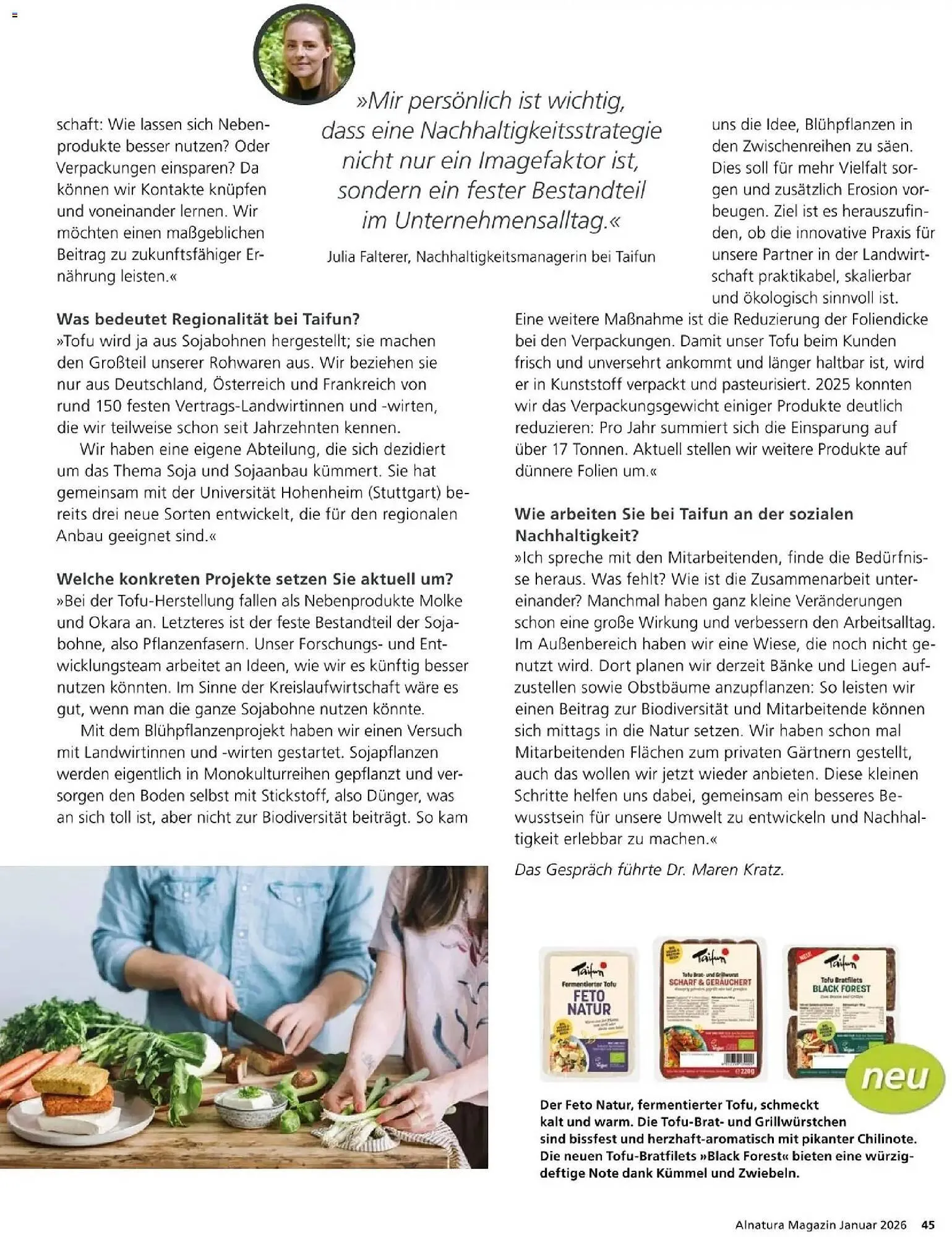 Alnatura Prospekt von 1. Januar bis 31. Januar 2026 - Prospekt seite 45