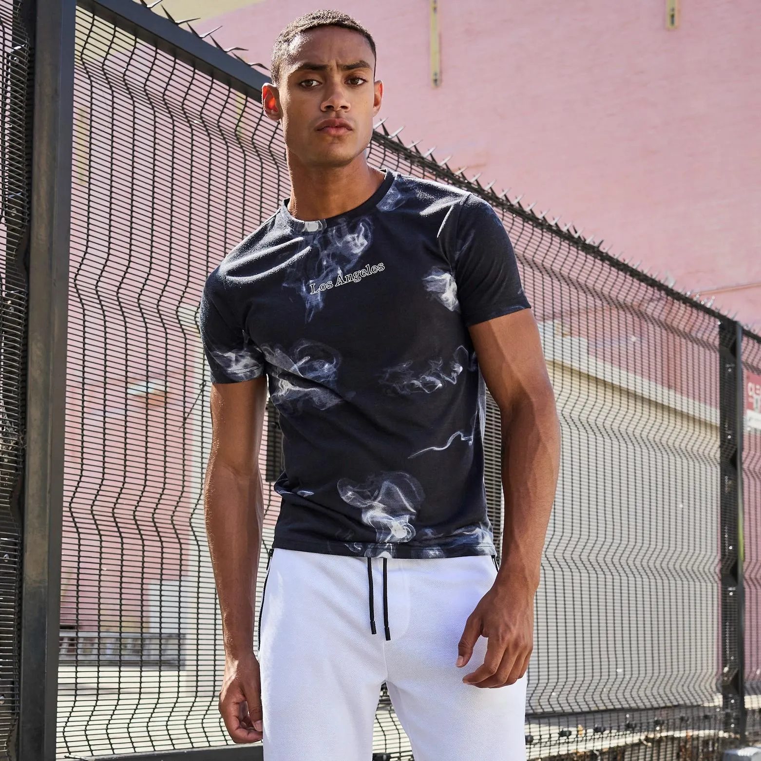 Herren-T-Shirt mit All-Over-Print