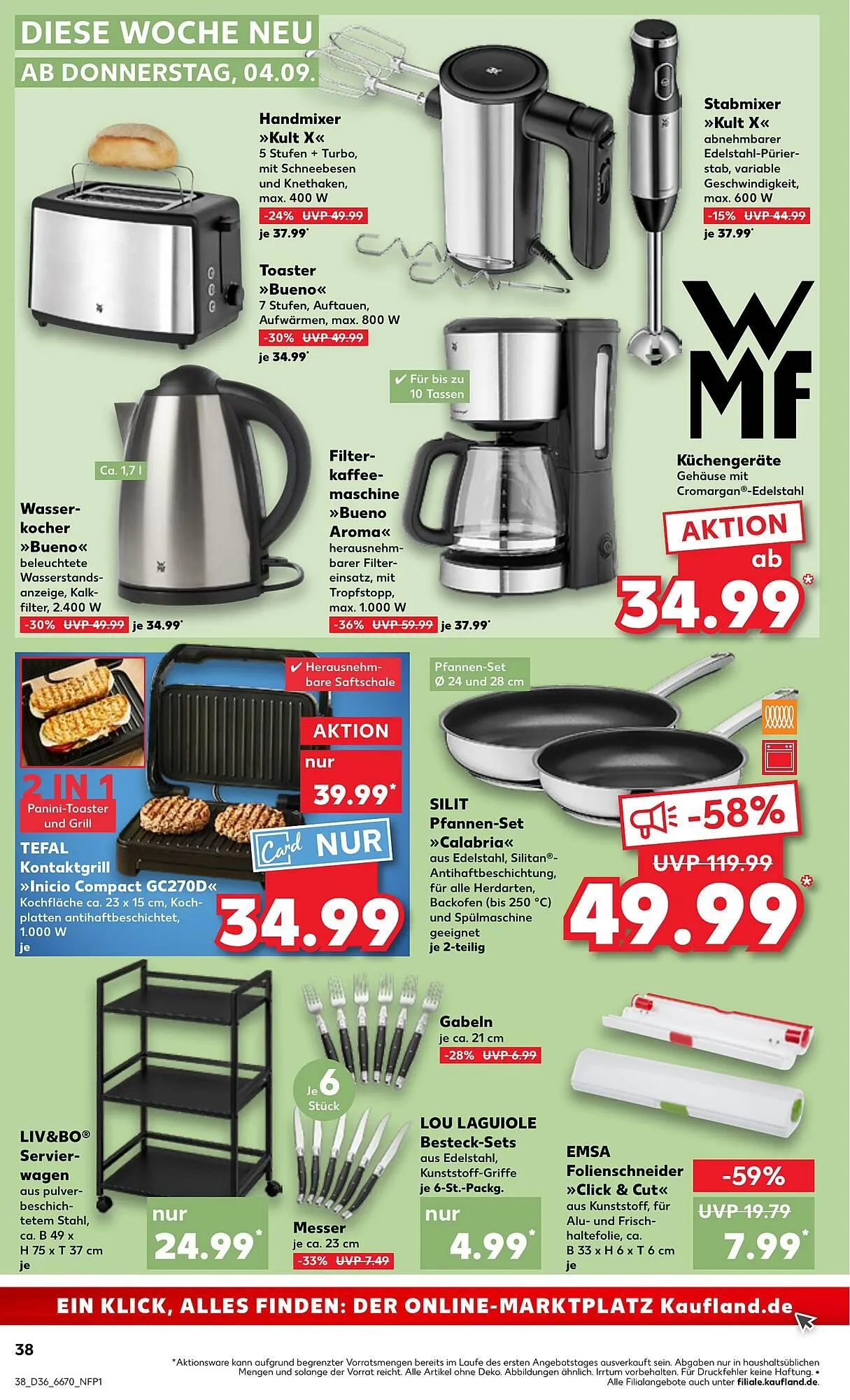 Kaufland Prospekt von 4. September bis 10. September 2025 - Prospekt seite 38