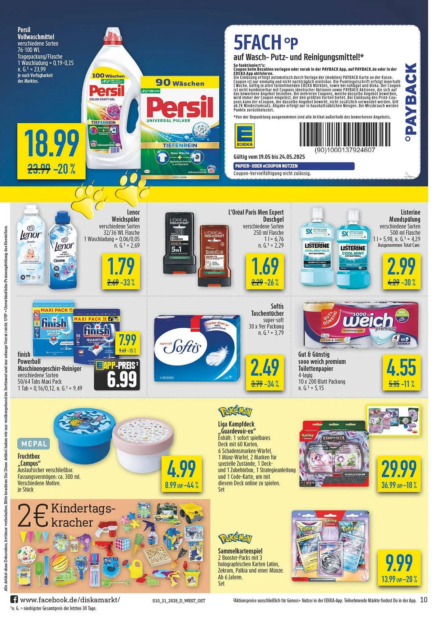 diska Prospekt von 19. Mai bis 24. Mai 2025 - Prospekt seite 10