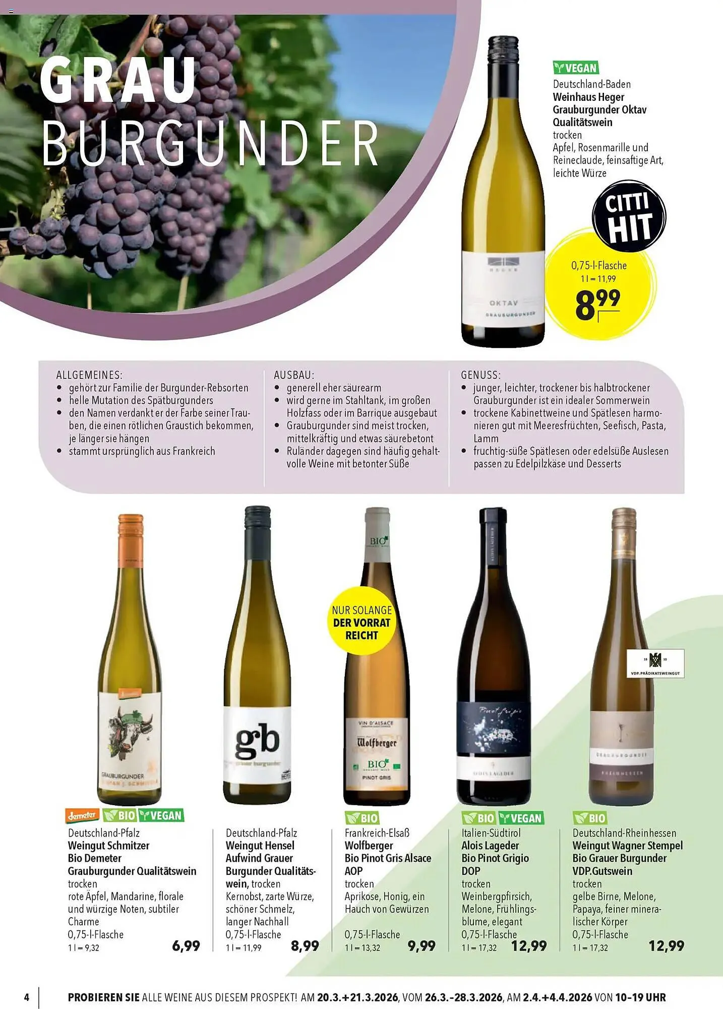CITTI Markt Prospekt von 18. März bis 7. April 2026 - Prospekt seite 4