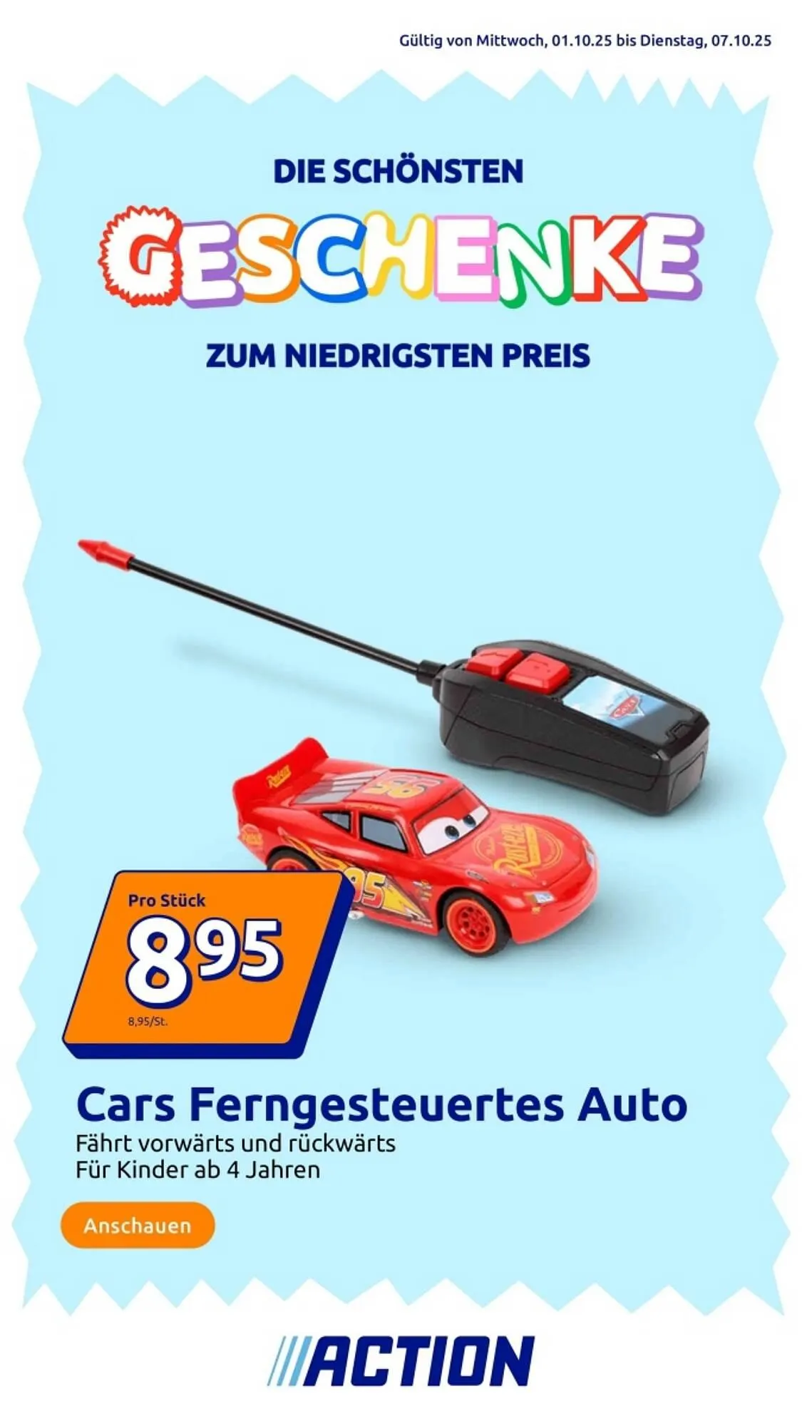Action Prospekt von 1. Oktober bis 7. Oktober 2025 - Prospekt seite 1