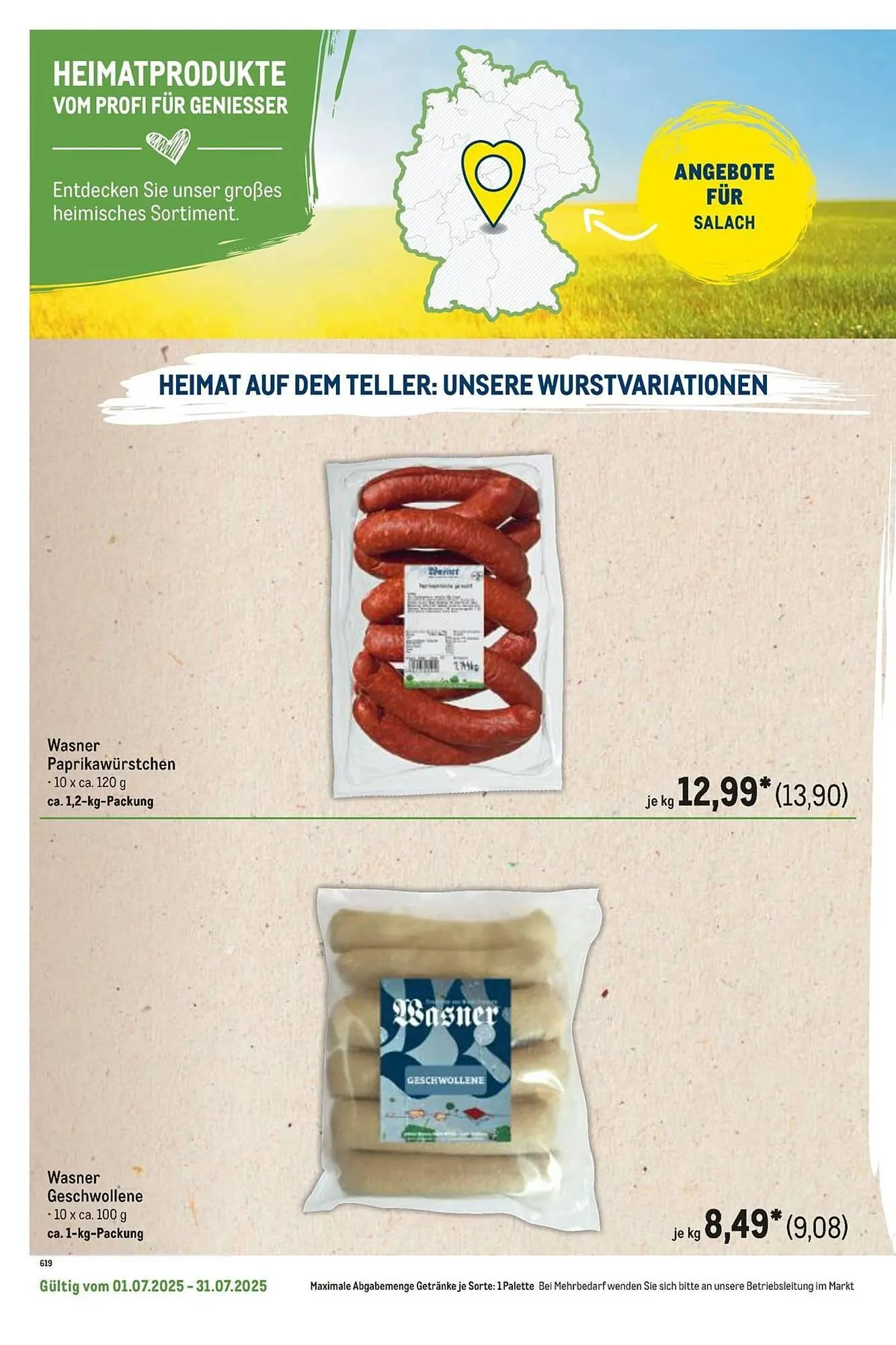 METRO Prospekt von 1. Juli bis 31. Juli 2025 - Prospekt seite 124