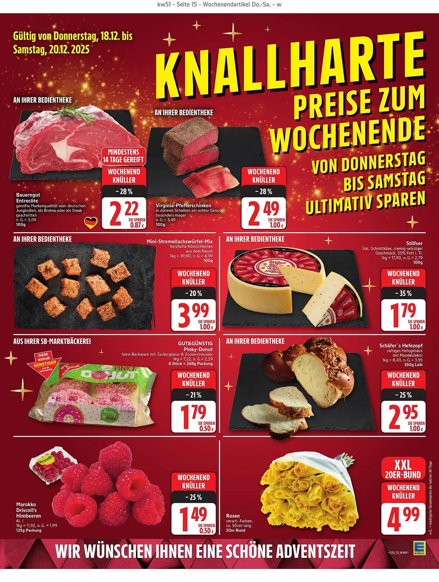 Edeka Prospekt von 15. Dezember bis 20. Dezember 2025 - Prospekt seite 15