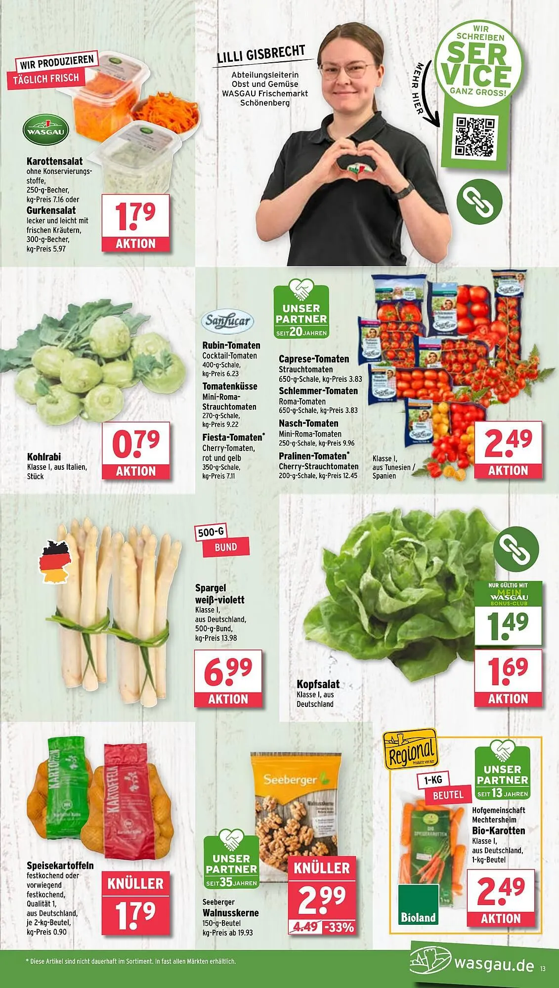 Wasgau Prospekt von 31. März bis 5. April 2025 - Prospekt seite 13