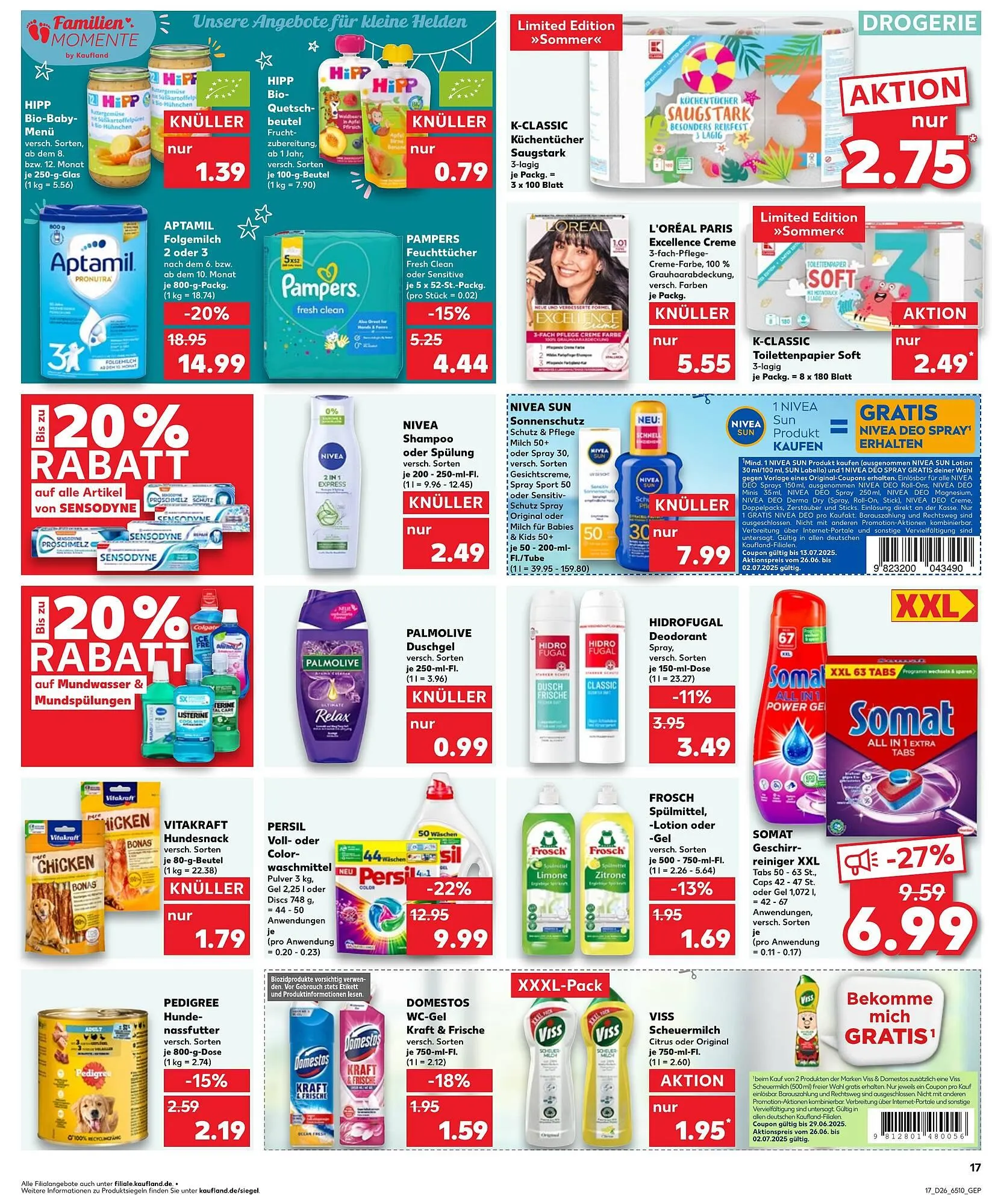 Kaufland Prospekt von 26. Juni bis 2. Juli 2025 - Prospekt seite 17