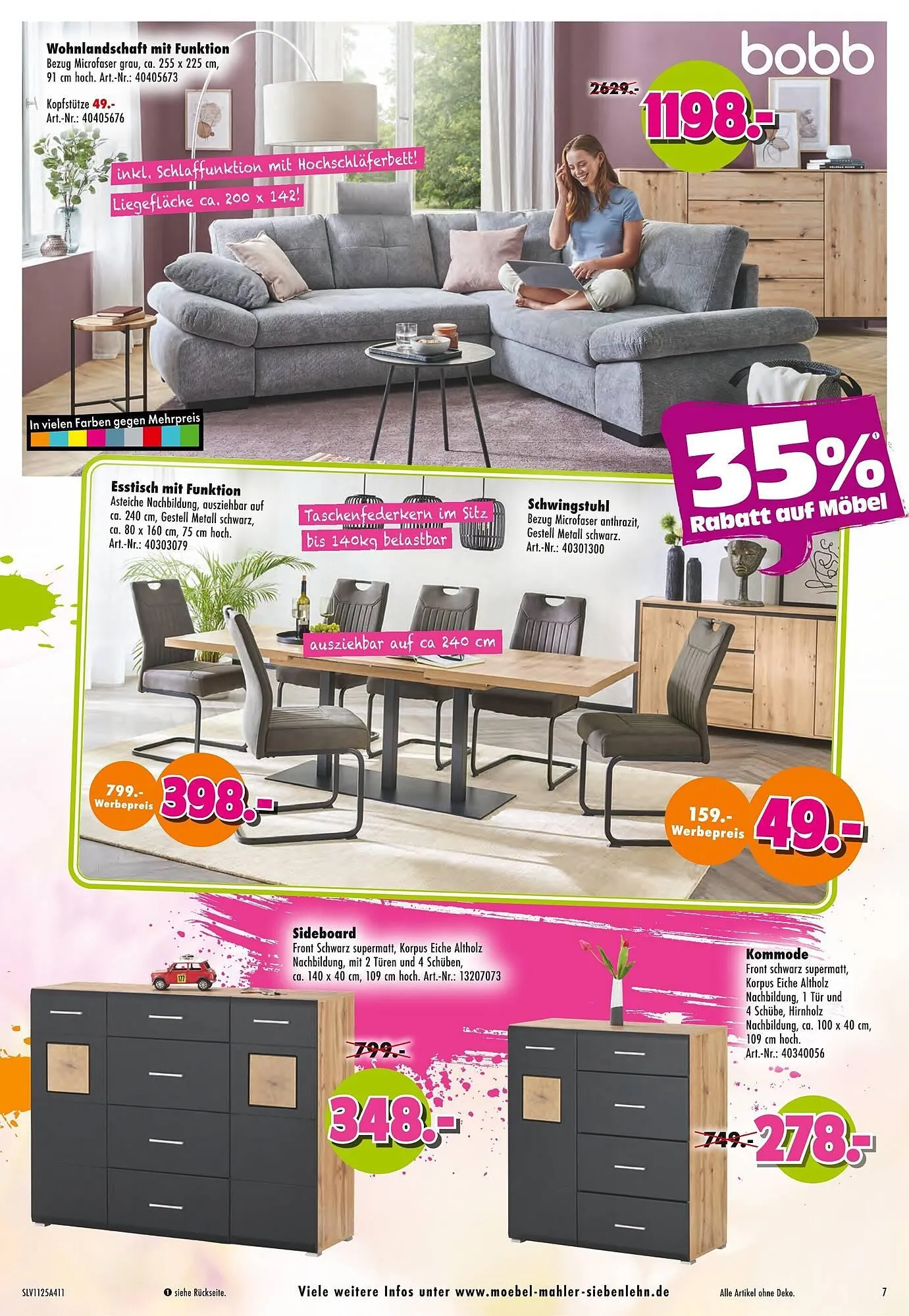 Möbel Mahler Katalog von 26. November bis 30. Dezember 2025 - Prospekt seite 7