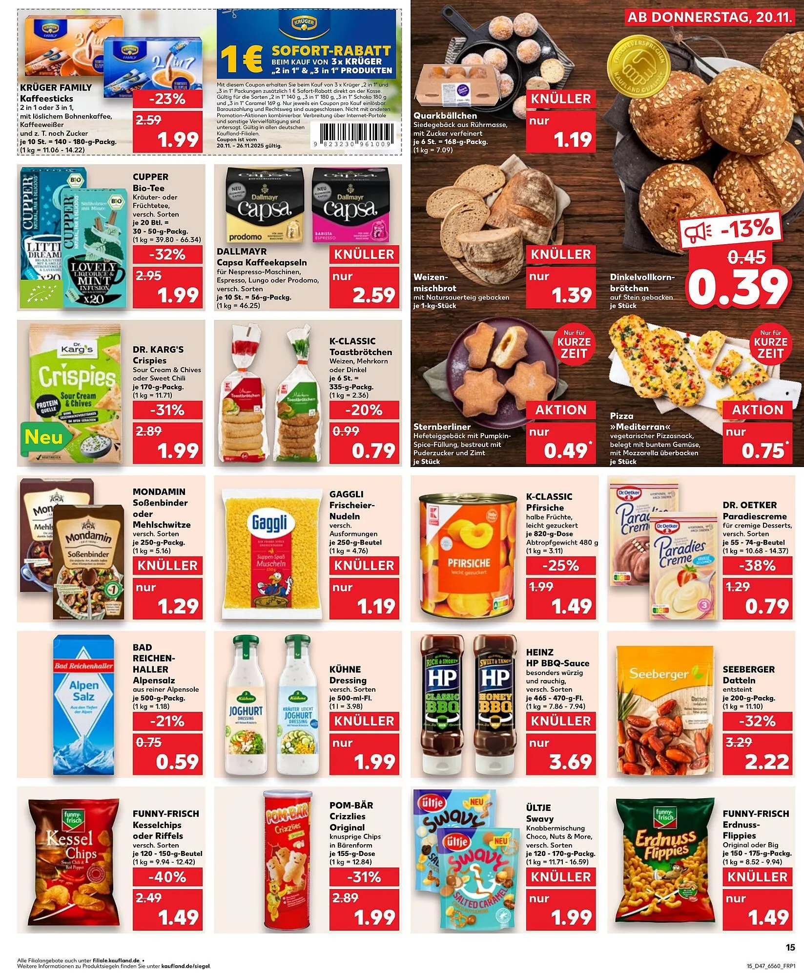 Kaufland Prospekt von 20. November bis 26. November 2025 - Prospekt seite 15