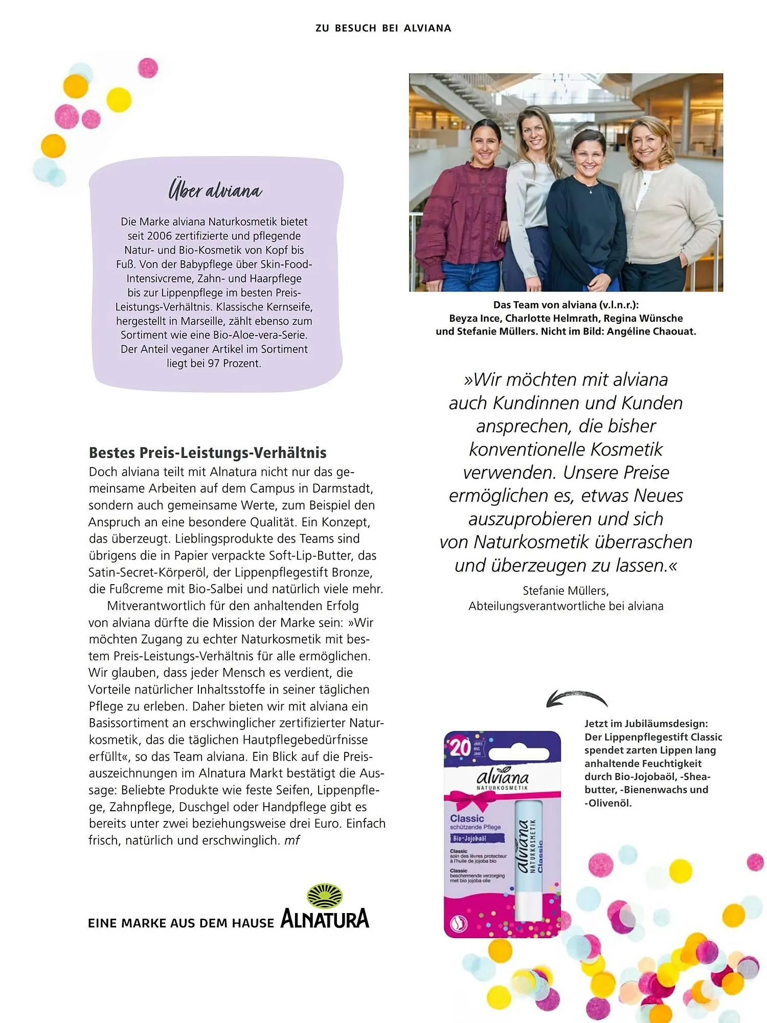 Alnatura Magazin von 1. Mai bis 1. Juni 2026 - Prospekt seite 35