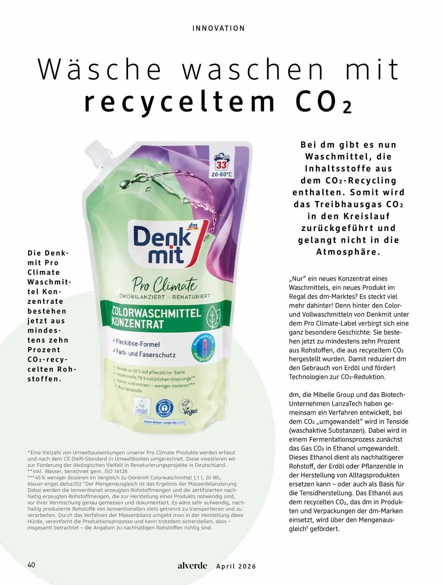 Dm drogerie Magazin von 1. April bis 30. April 2026 - Prospekt seite 40