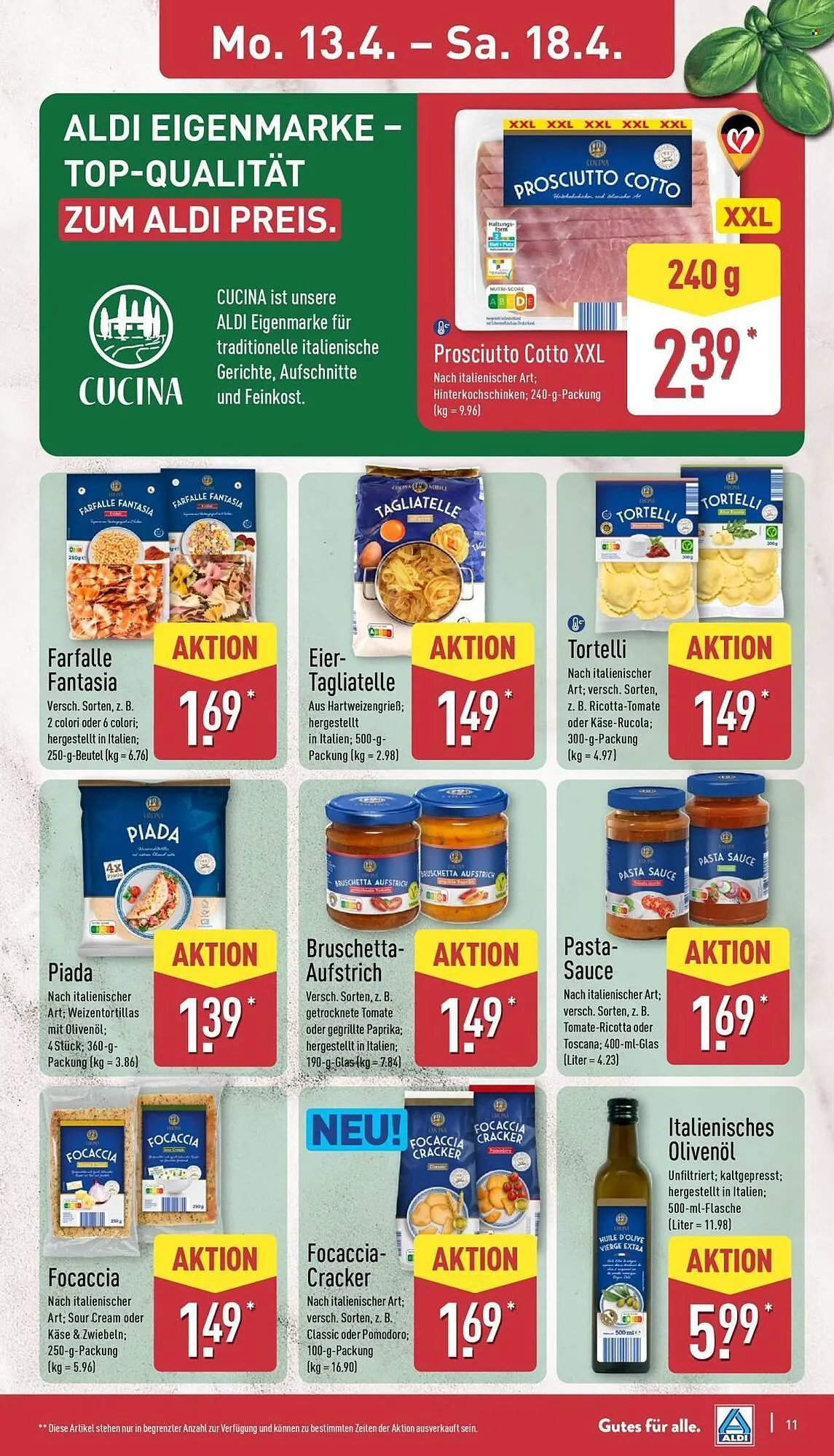Aldi Nord Prospekt von 13. April bis 18. April 2026 - Prospekt seite 15