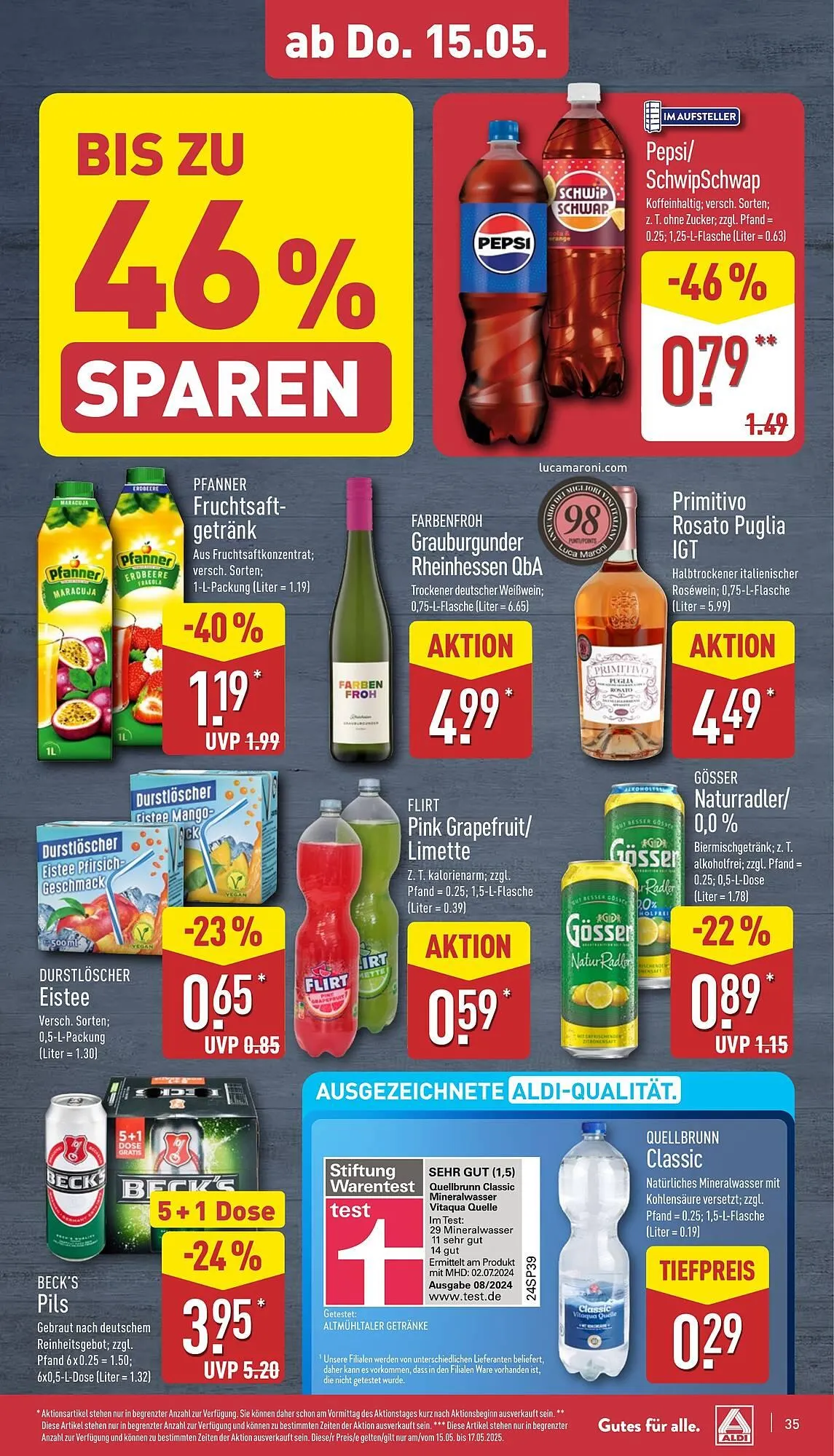 Aldi Nord Prospekt von 12. Mai bis 18. Mai 2025 - Prospekt seite 35