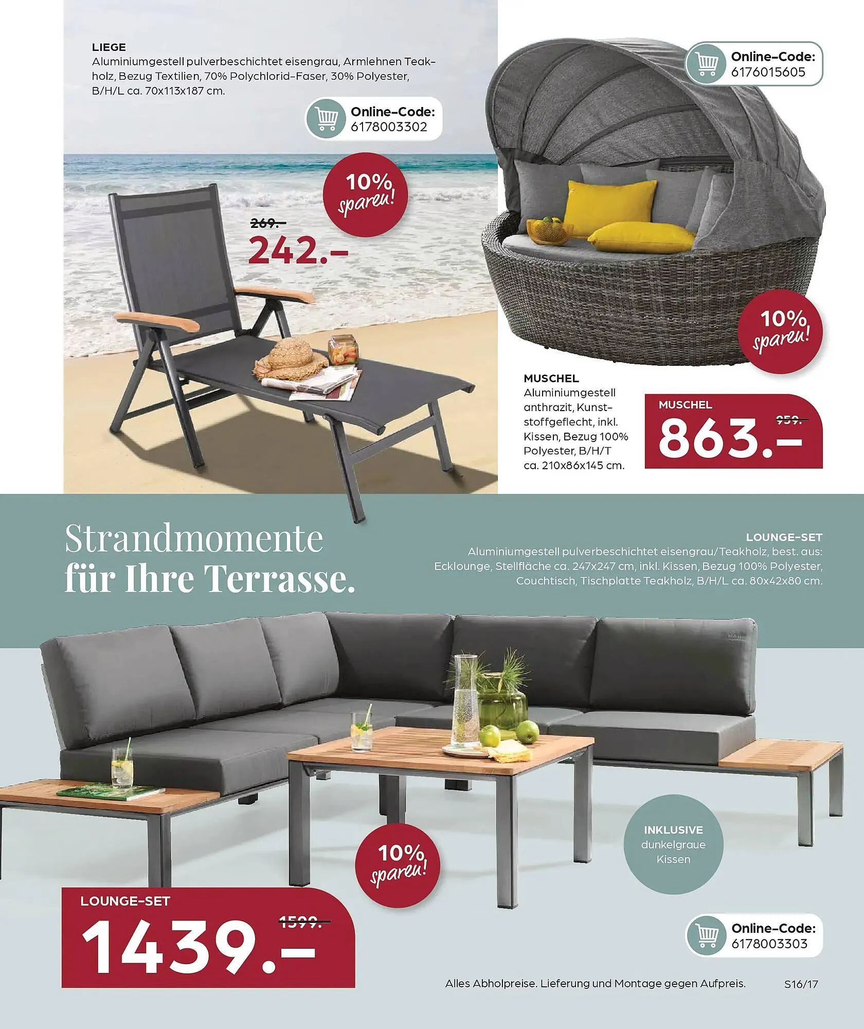 Möbel Buss Prospekt von 8. April bis 13. April 2026 - Prospekt seite 17