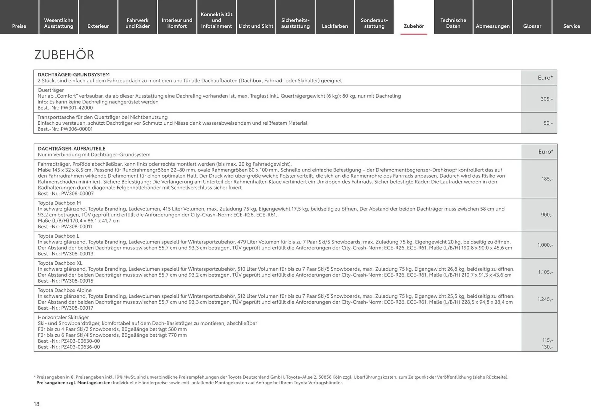 Toyota Prospekt von 1. Juli bis 1. Juli 2025 - Prospekt seite 18