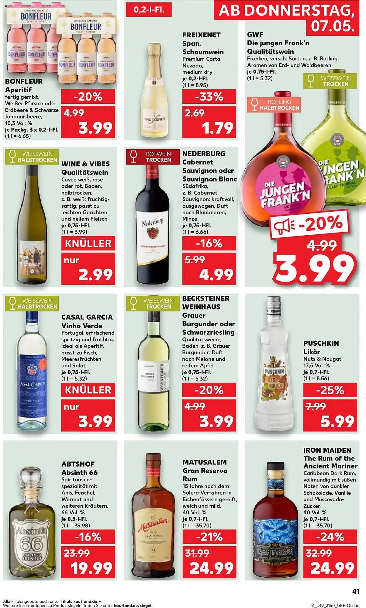 Kaufland Prospekt von 7. Mai bis 13. Mai 2026 - Prospekt seite 41