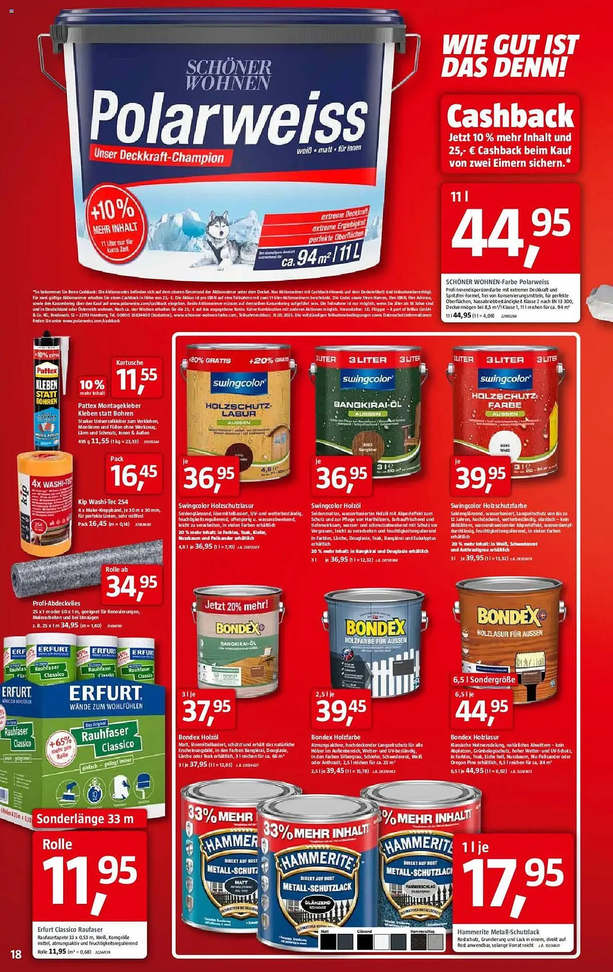 Bauhaus Prospekt von 1. März bis 29. März 2025 - Prospekt seite 18