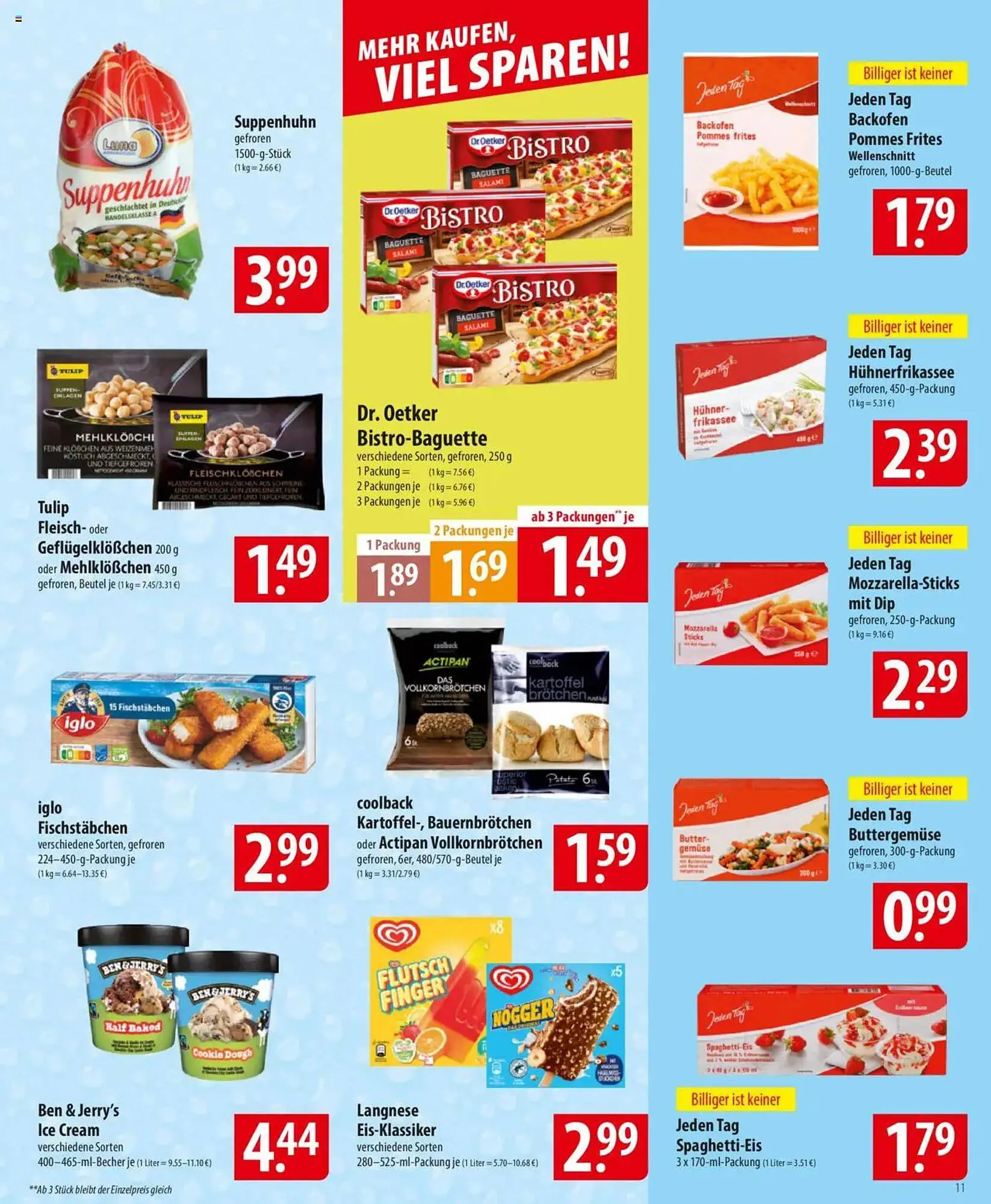 Famila Nord Ost Prospekt von 24. März bis 29. März 2025 - Prospekt seite 11