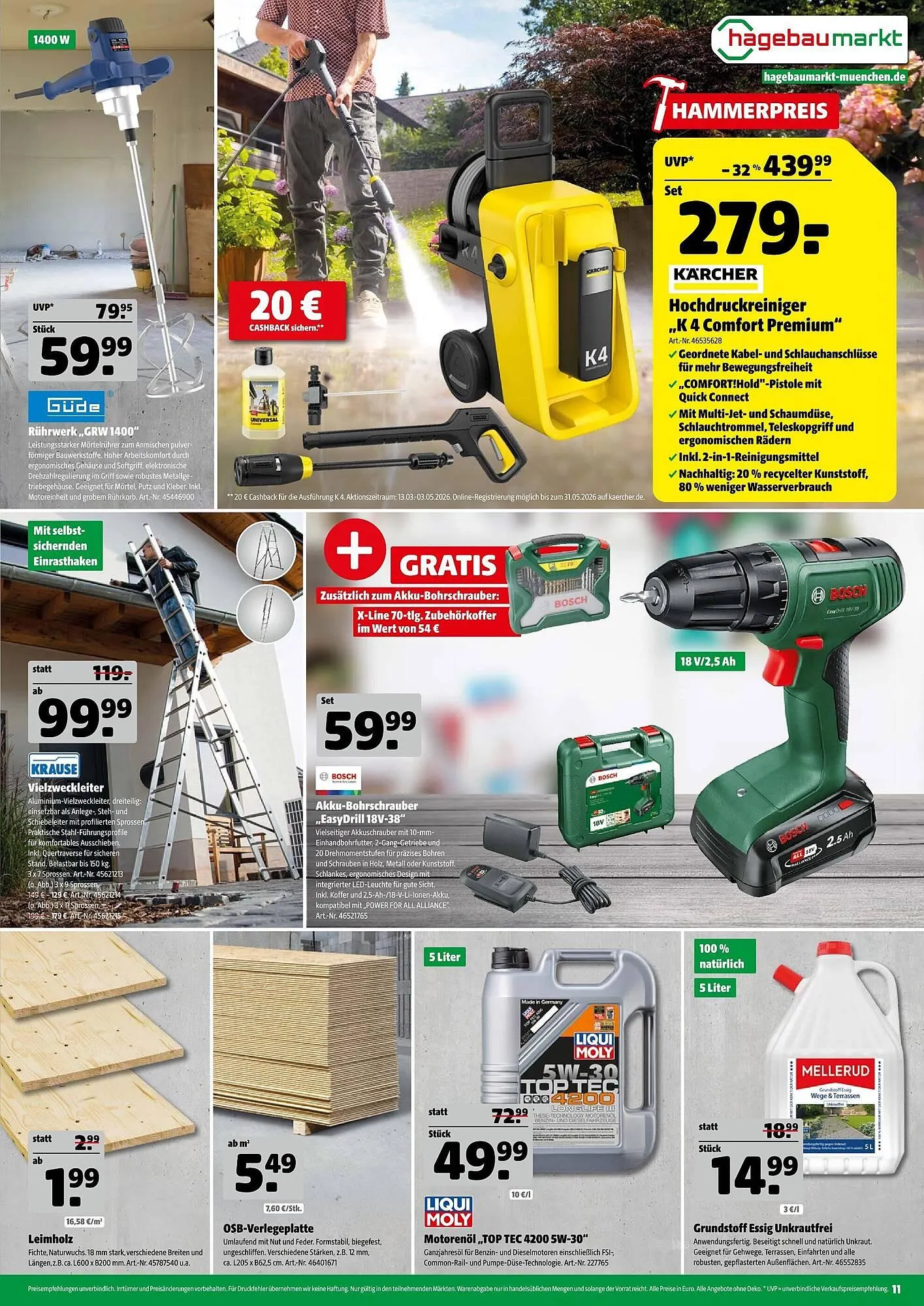 Hagebau Prospekt von 18. April bis 25. April 2026 - Prospekt seite 11