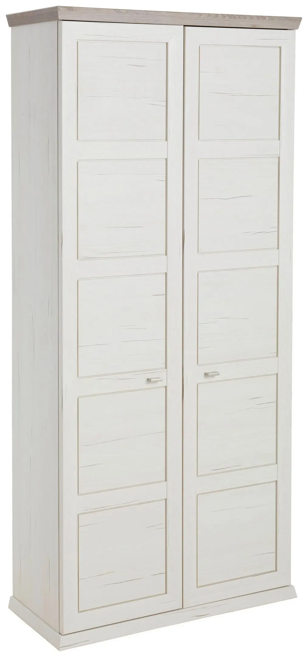 Hom`in SCHUHSCHRANK Grau, Weiß