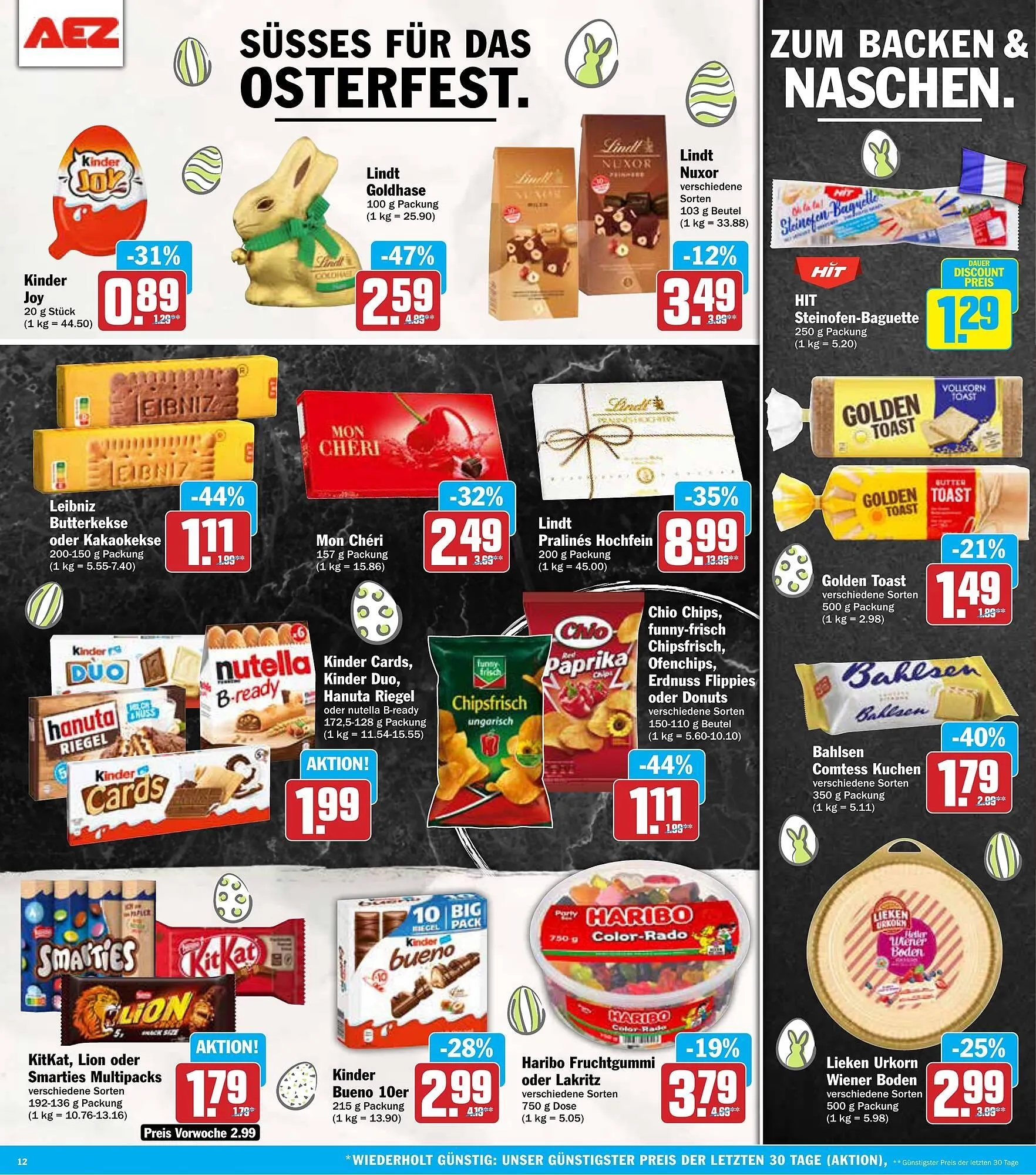 AEZ Prospekt von 14. April bis 19. April 2025 - Prospekt seite 12