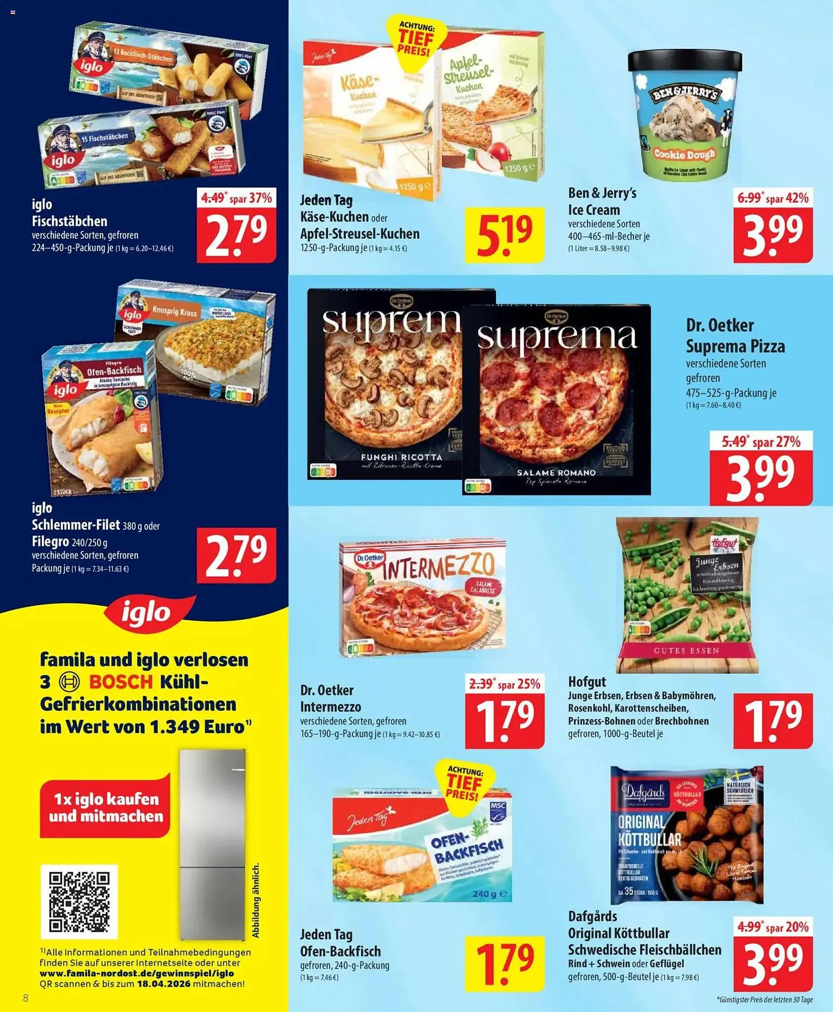 Famila Nord Ost Prospekt von 7. April bis 11. April 2026 - Prospekt seite 8