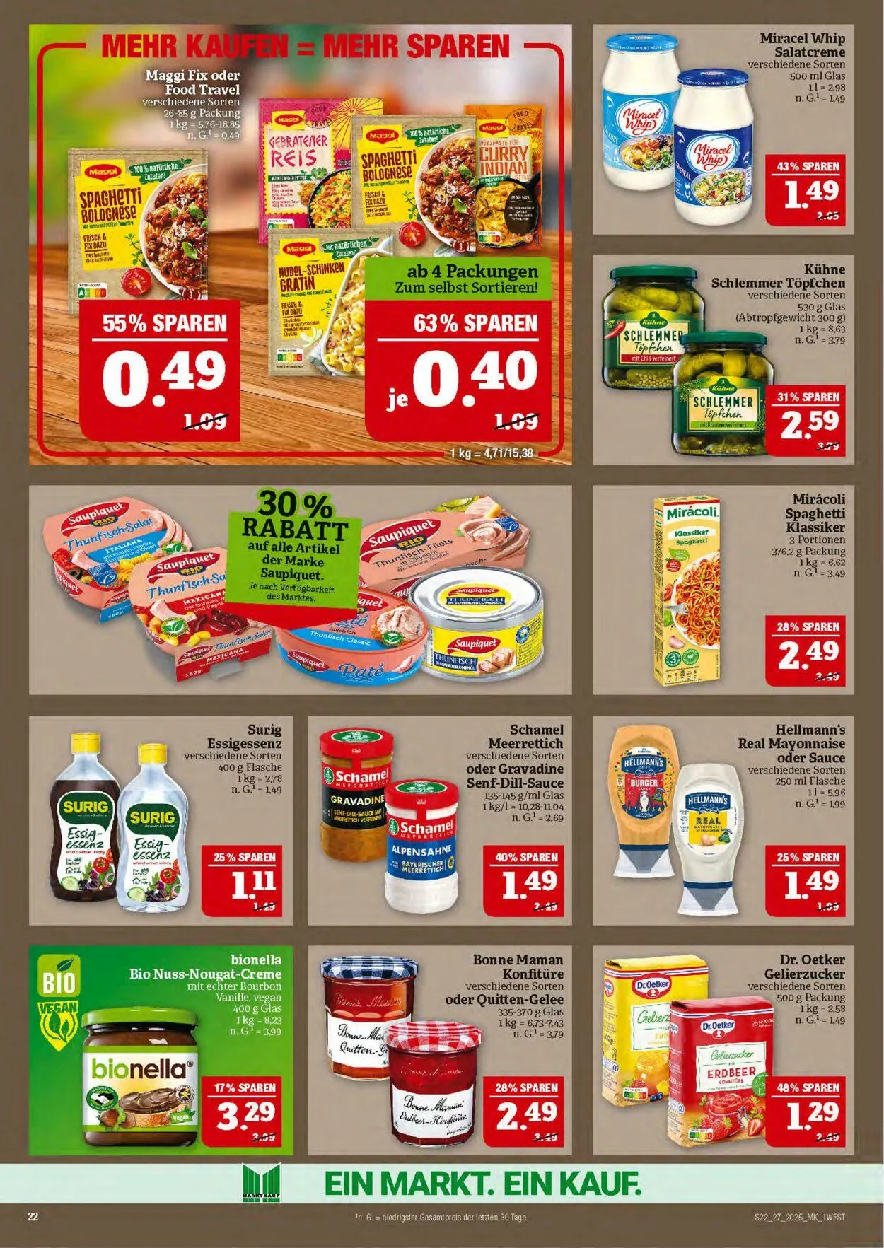 Marktkauf - Nürnberg-Thon Aktueller Prospekt von 30. Juni bis 5. Juli 2025 - Prospekt seite 22