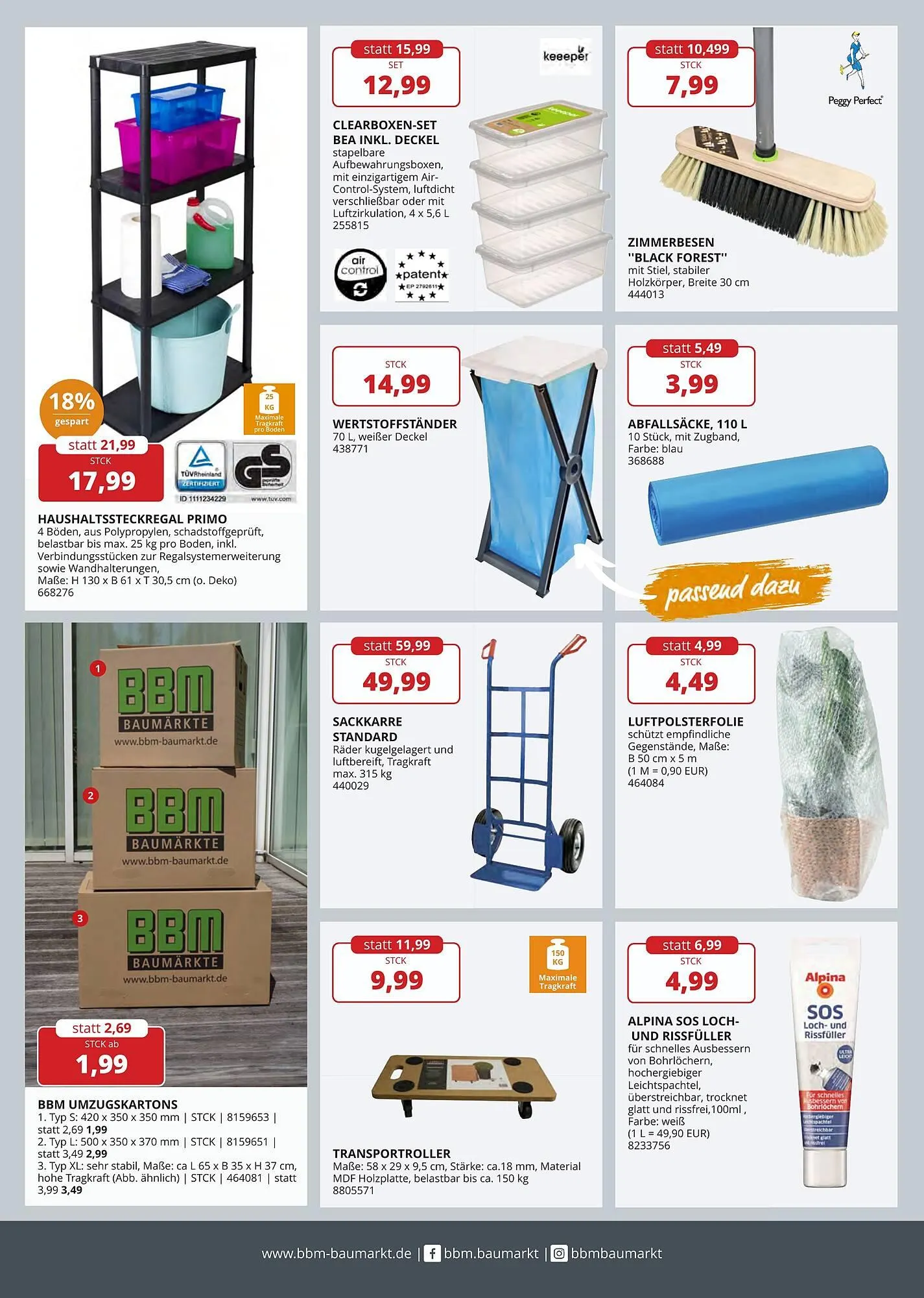 BBM Baumarkt Prospekt von 12. Januar bis 17. Januar 2026 - Prospekt seite 8