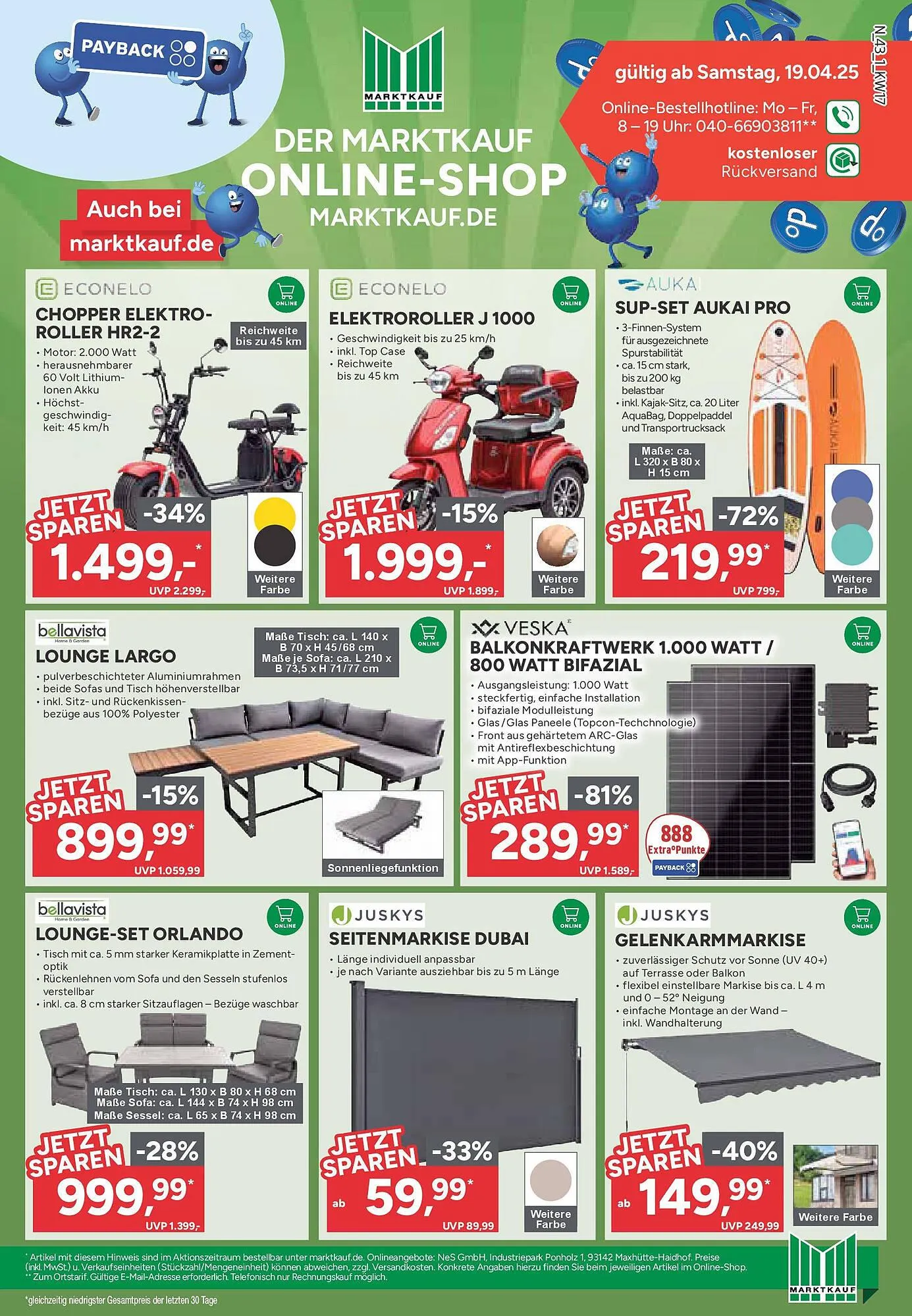 Marktkauf Prospekt von 20. April bis 26. April 2025 - Prospekt seite 43