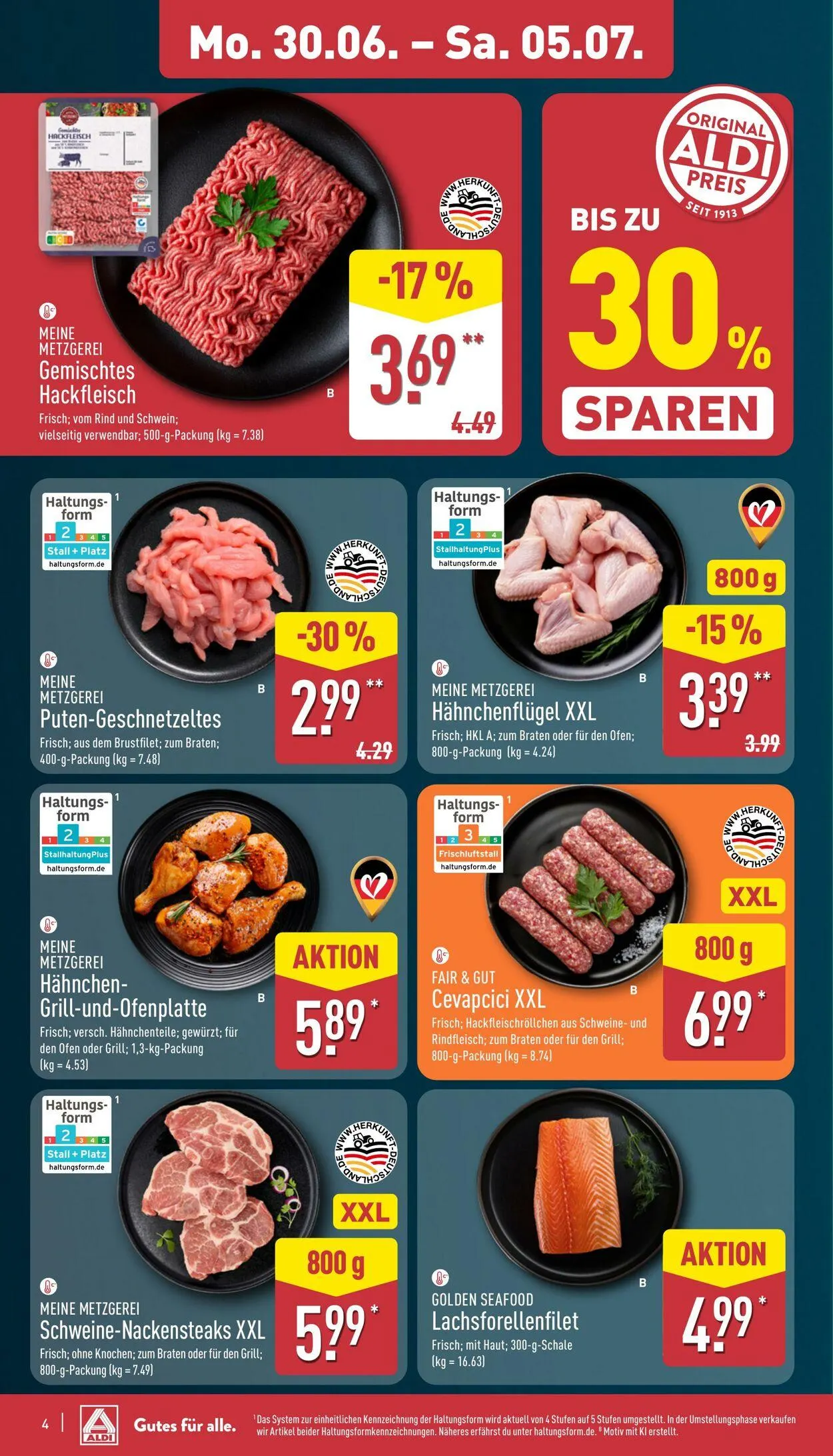 Aldi-Nord von 30. Juni bis 5. Juli 2025 - Prospekt seite 4