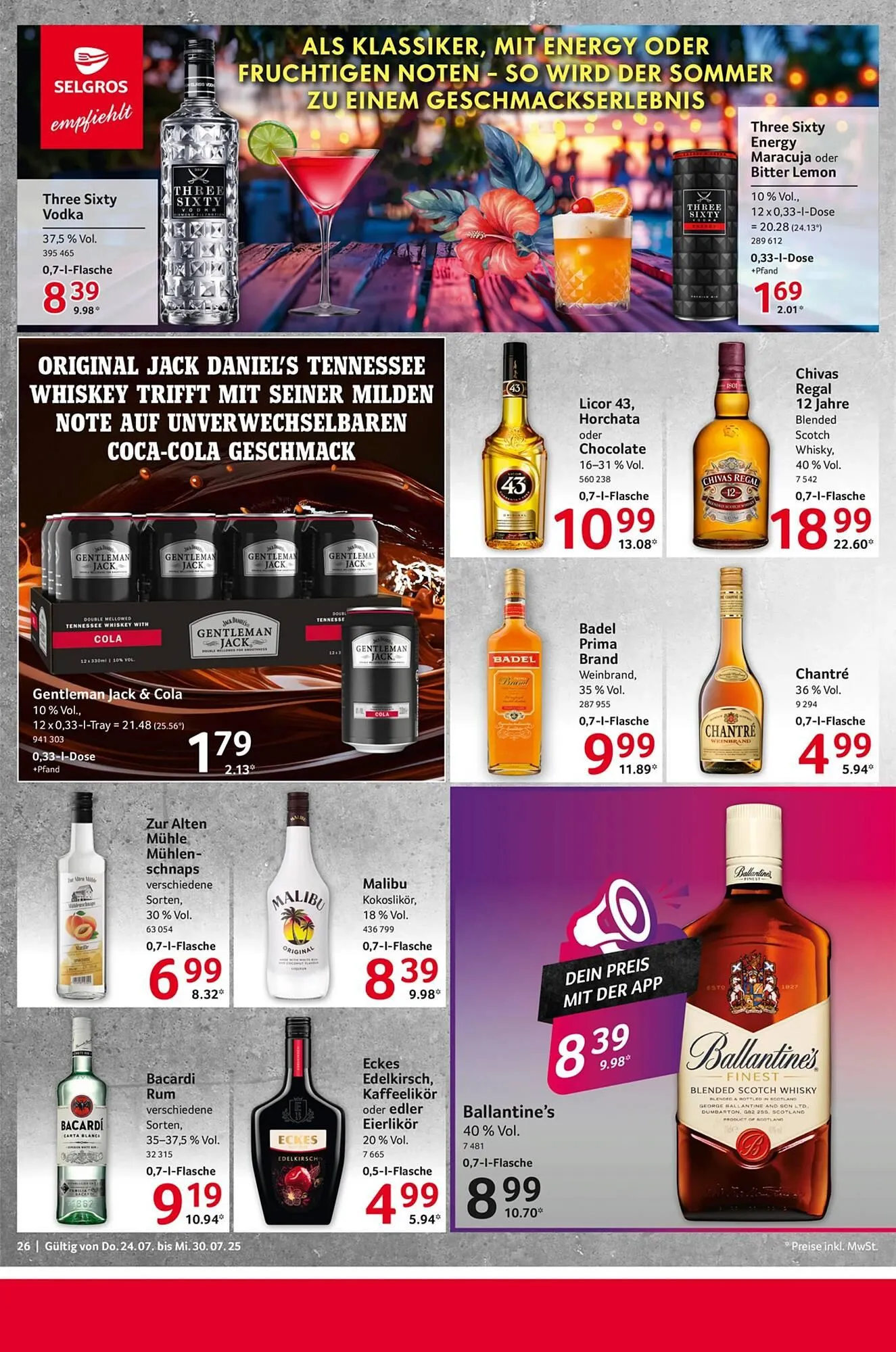 Selgros Prospekt von 24. Juli bis 31. Juli 2025 - Prospekt seite 26