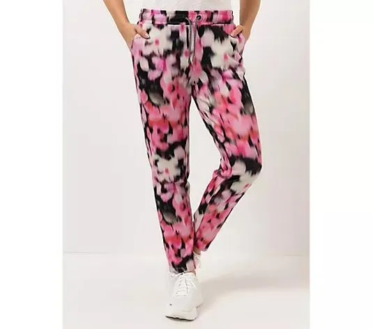 AMINATI® Jogpants, 1/1-Länge Eingrifftaschen Kordelzug Allover-Druck