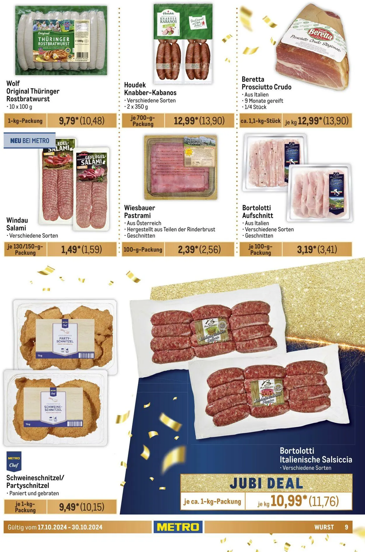 Metro Aktueller Prospekt von 21. August bis 4. September 2025 - Prospekt seite 9