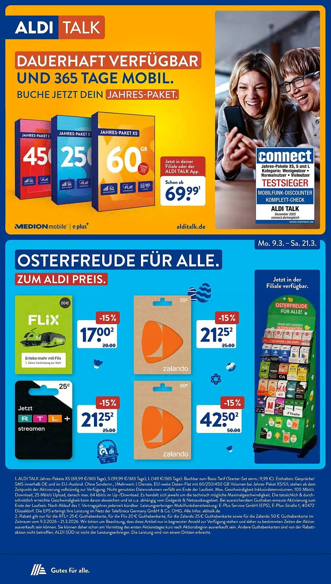 Aldi Süd Prospekt von 16. März bis 22. März 2026 - Prospekt seite 22