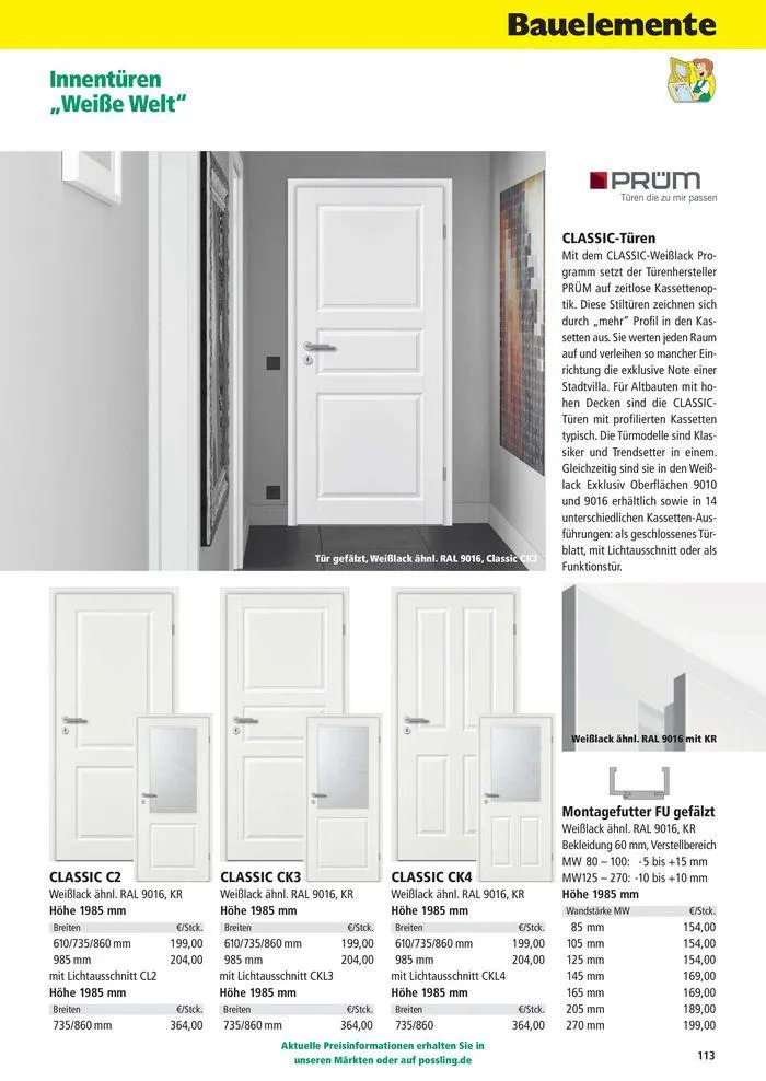 Holz-& Baukatalog 2024/25 von 27. März bis 31. Januar 2025 - Prospekt seite 113