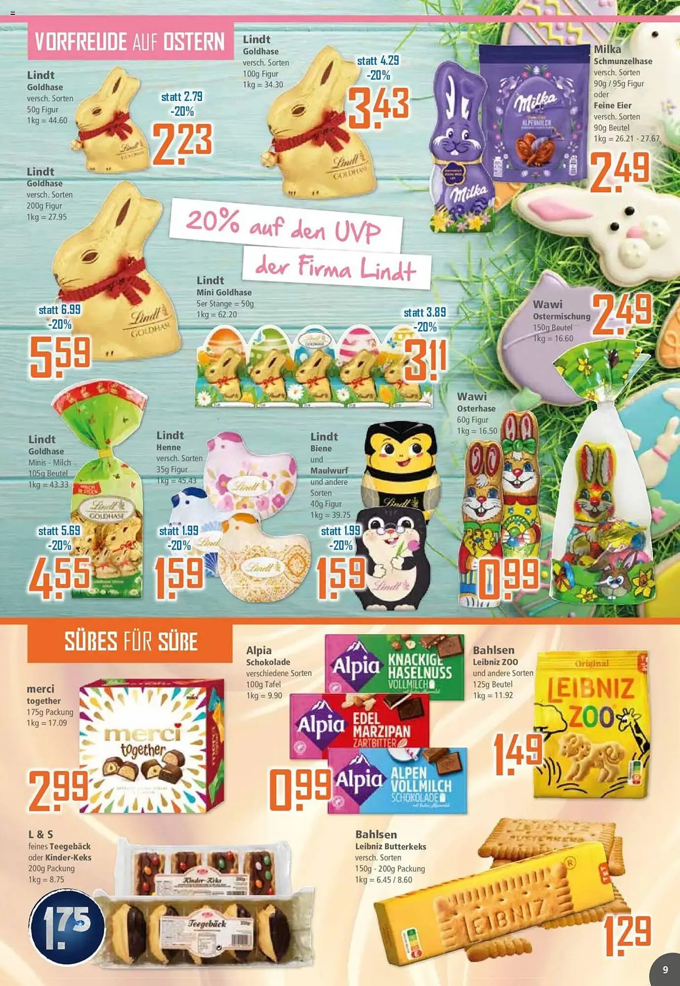 Klaas und Kock Prospekt von 31. März bis 5. April 2025 - Prospekt seite 9