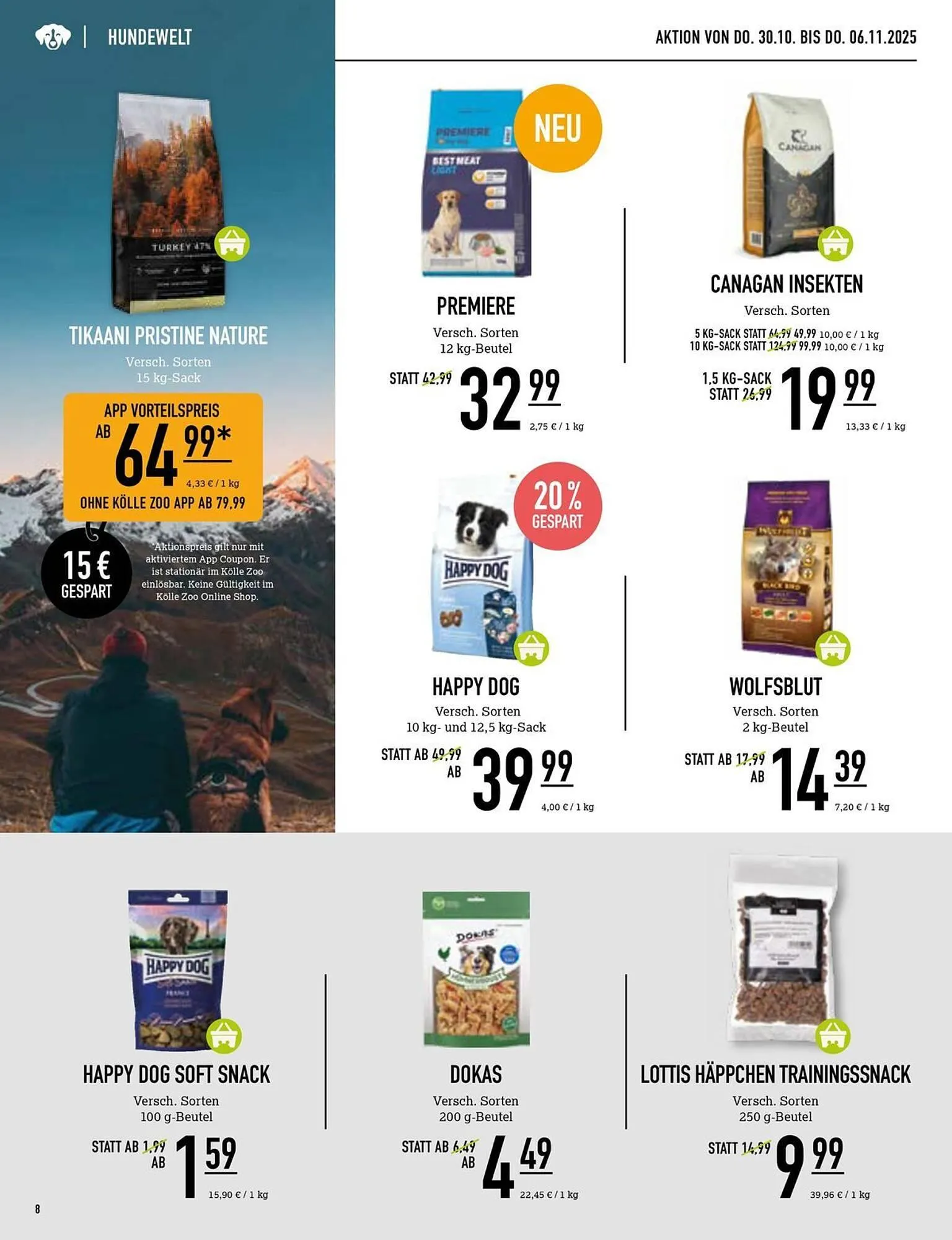 Kölle Zoo Prospekt von 24. Oktober bis 6. November 2025 - Prospekt seite 8