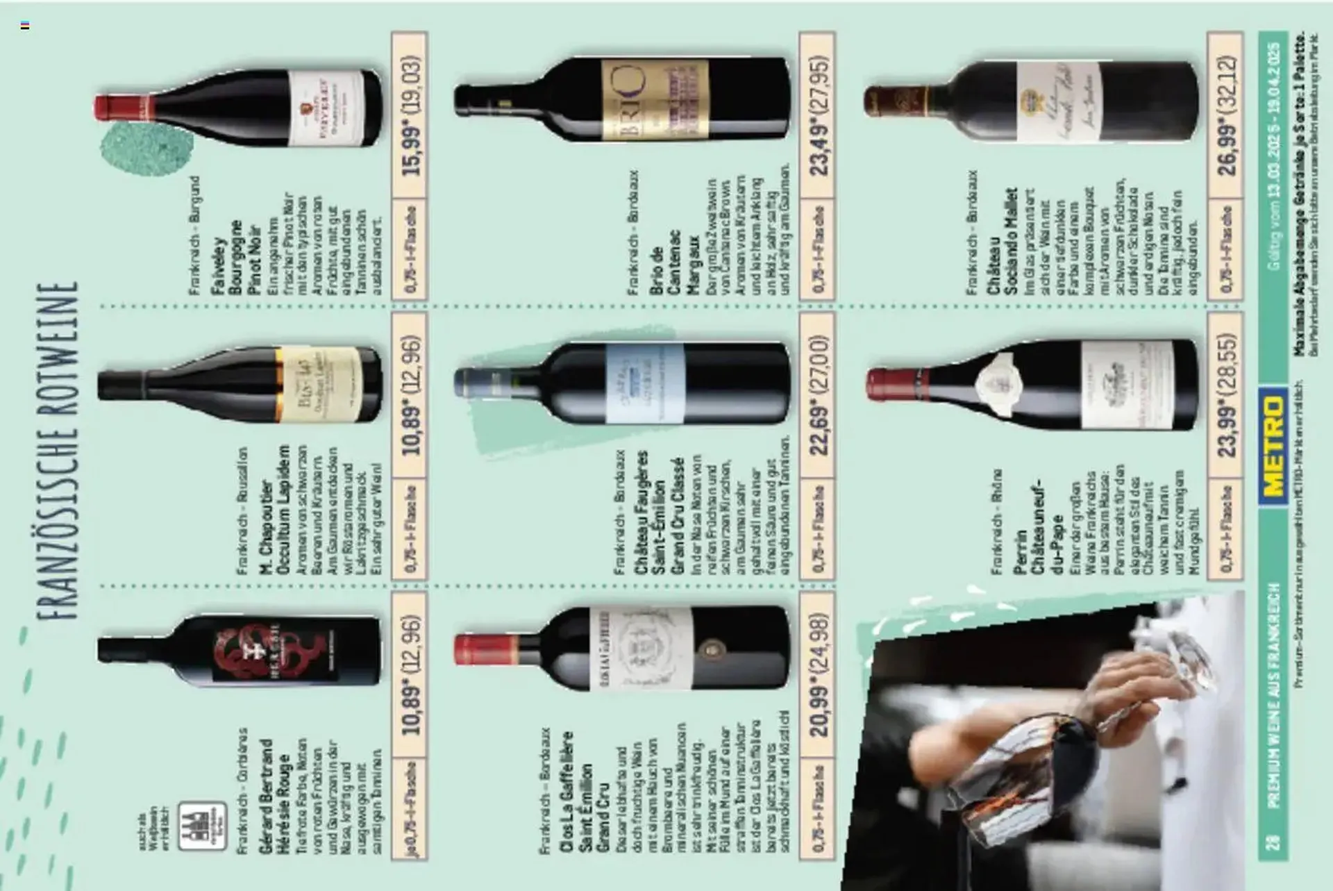 METRO Prospekt von 13. März bis 19. April 2025 - Prospekt seite 28