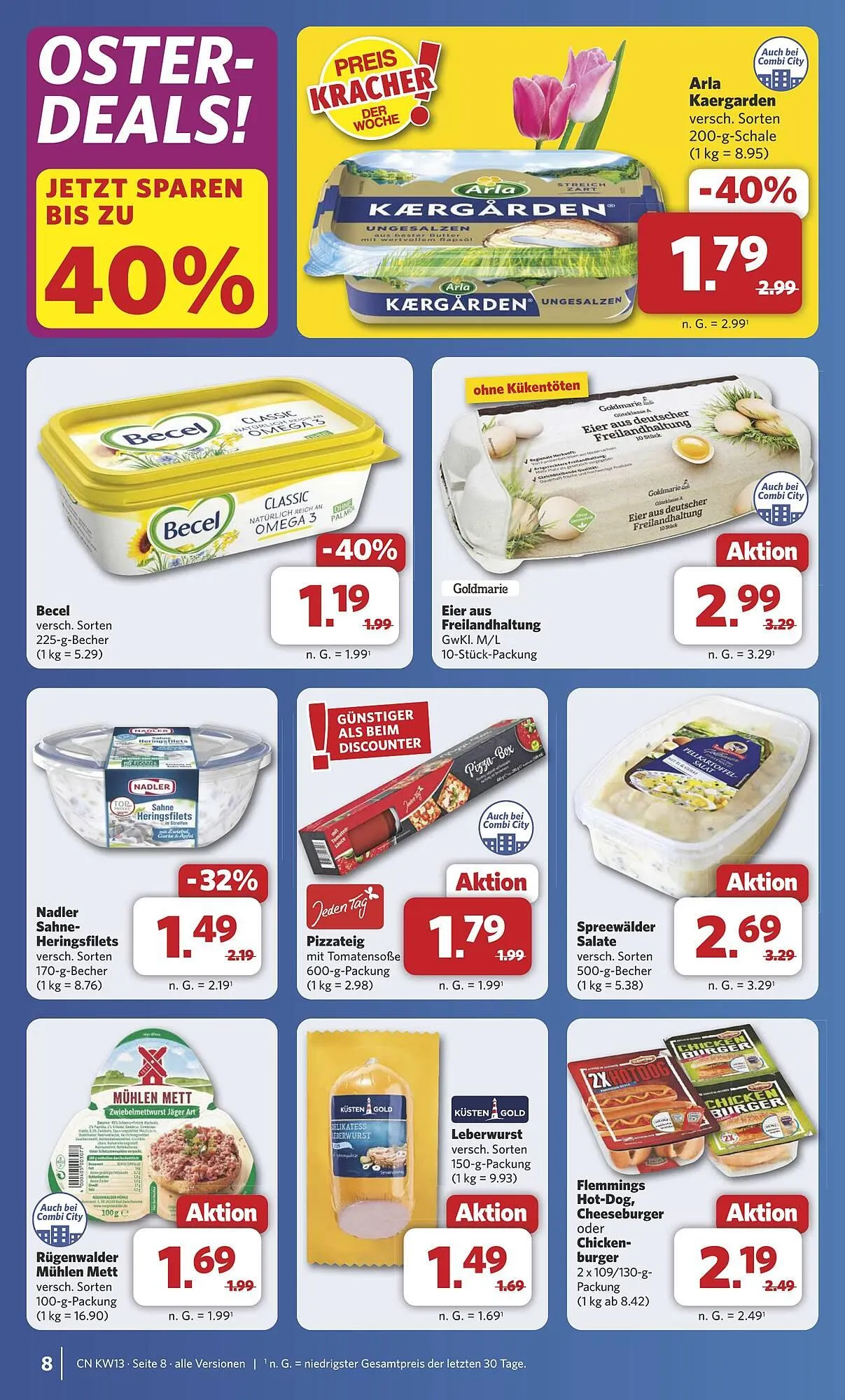 Combi Prospekt von 24. März bis 29. März 2025 - Prospekt seite 8
