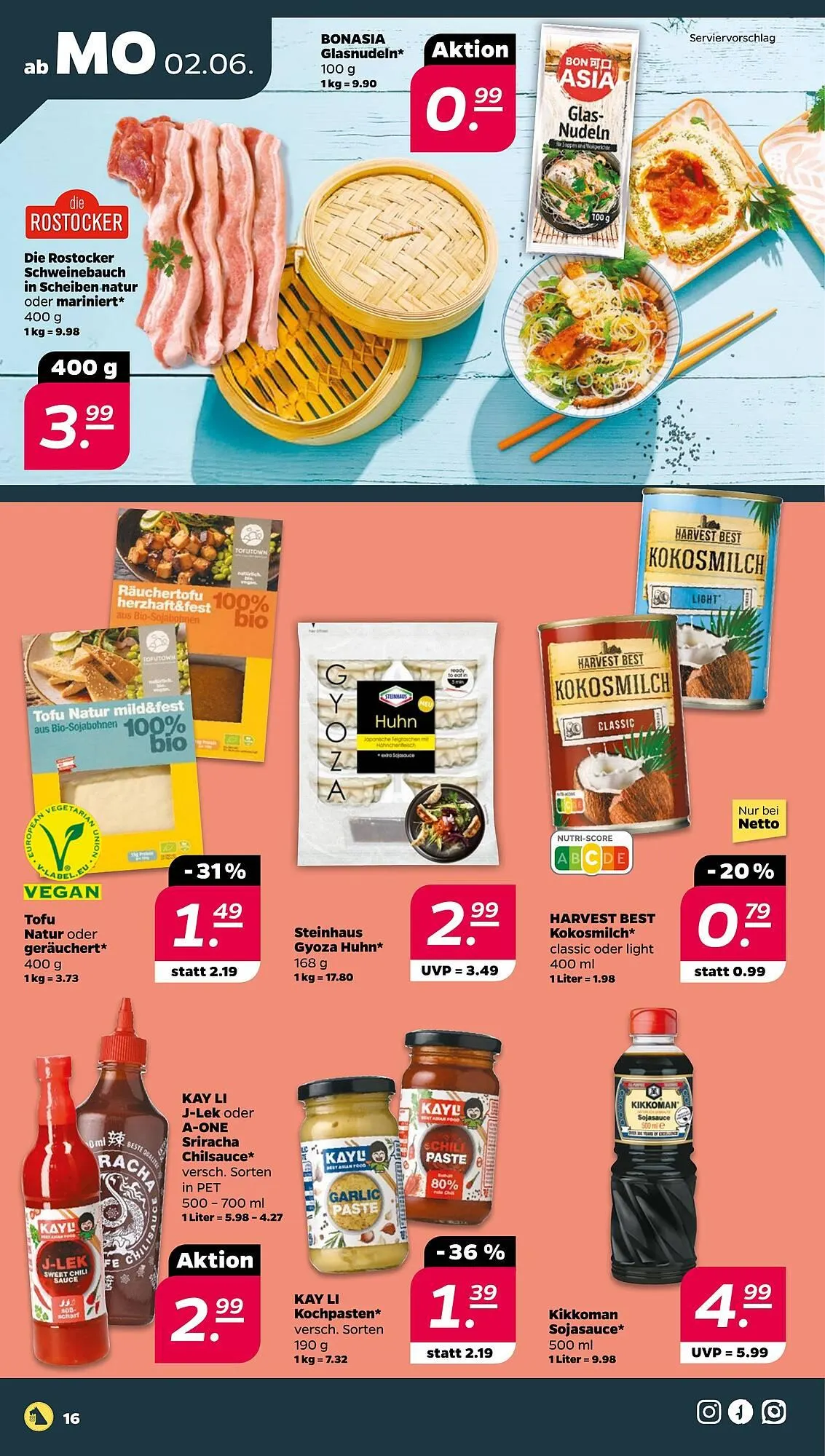 NETTO Prospekt von 2. Juni bis 7. Juni 2025 - Prospekt seite 16