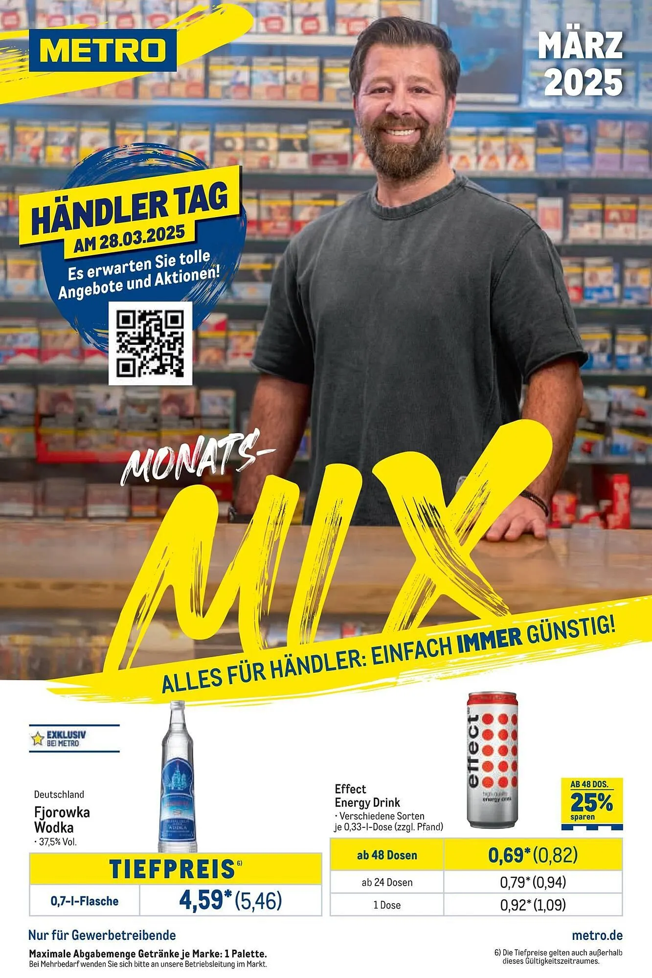 METRO Prospekt von 1. März bis 1. April 2025 - Prospekt seite 1