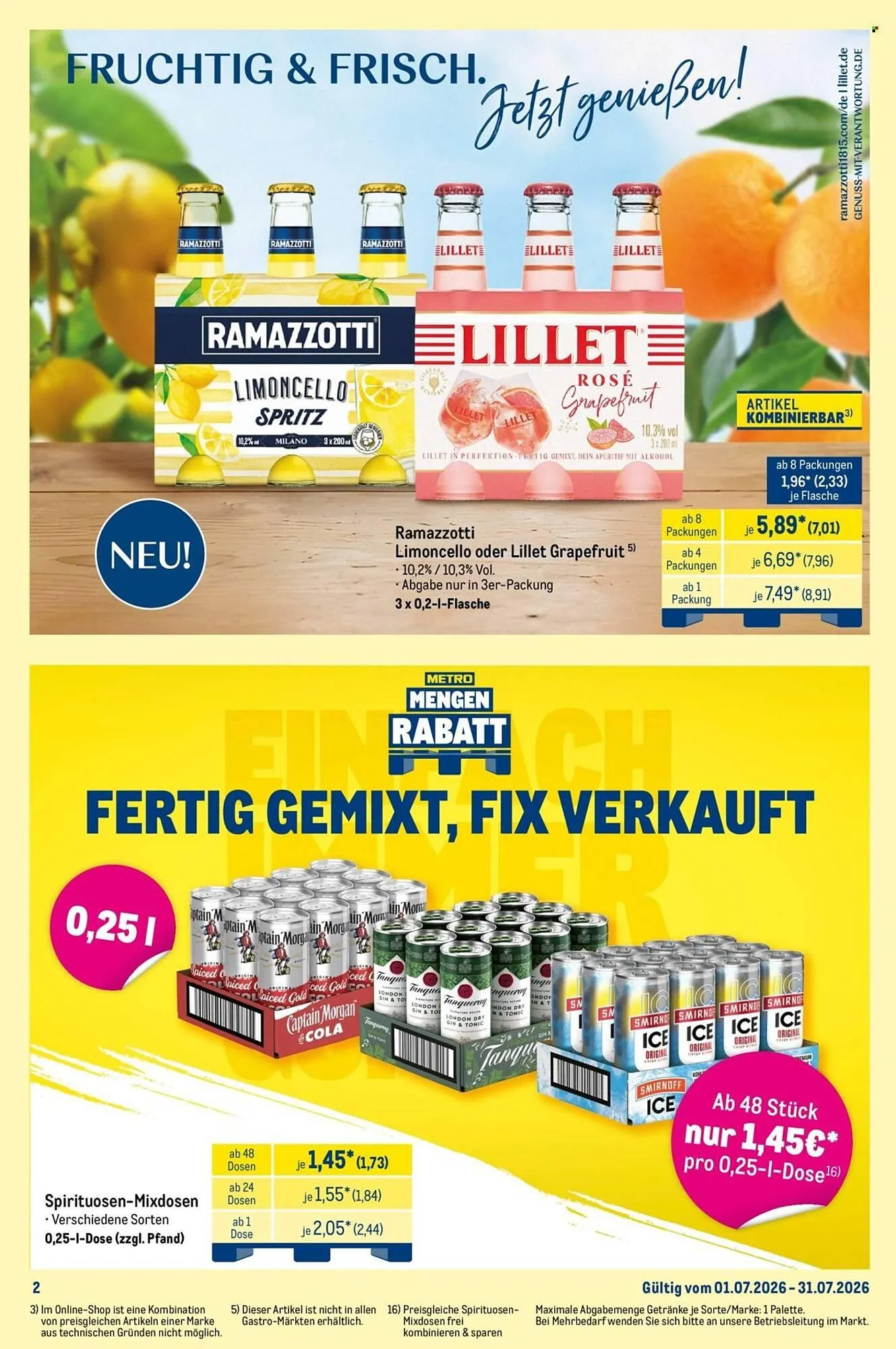 METRO Prospekt von 1. Juli bis 31. Juli 2026 - Prospekt seite 2