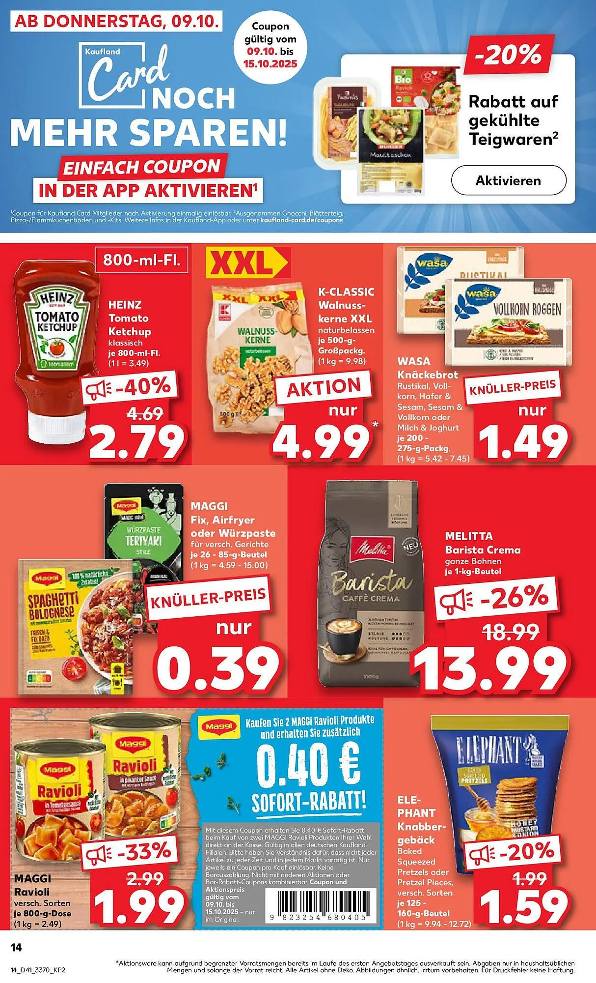 Kaufland Prospekt von 12. Oktober bis 15. Oktober 2025 - Prospekt seite 14