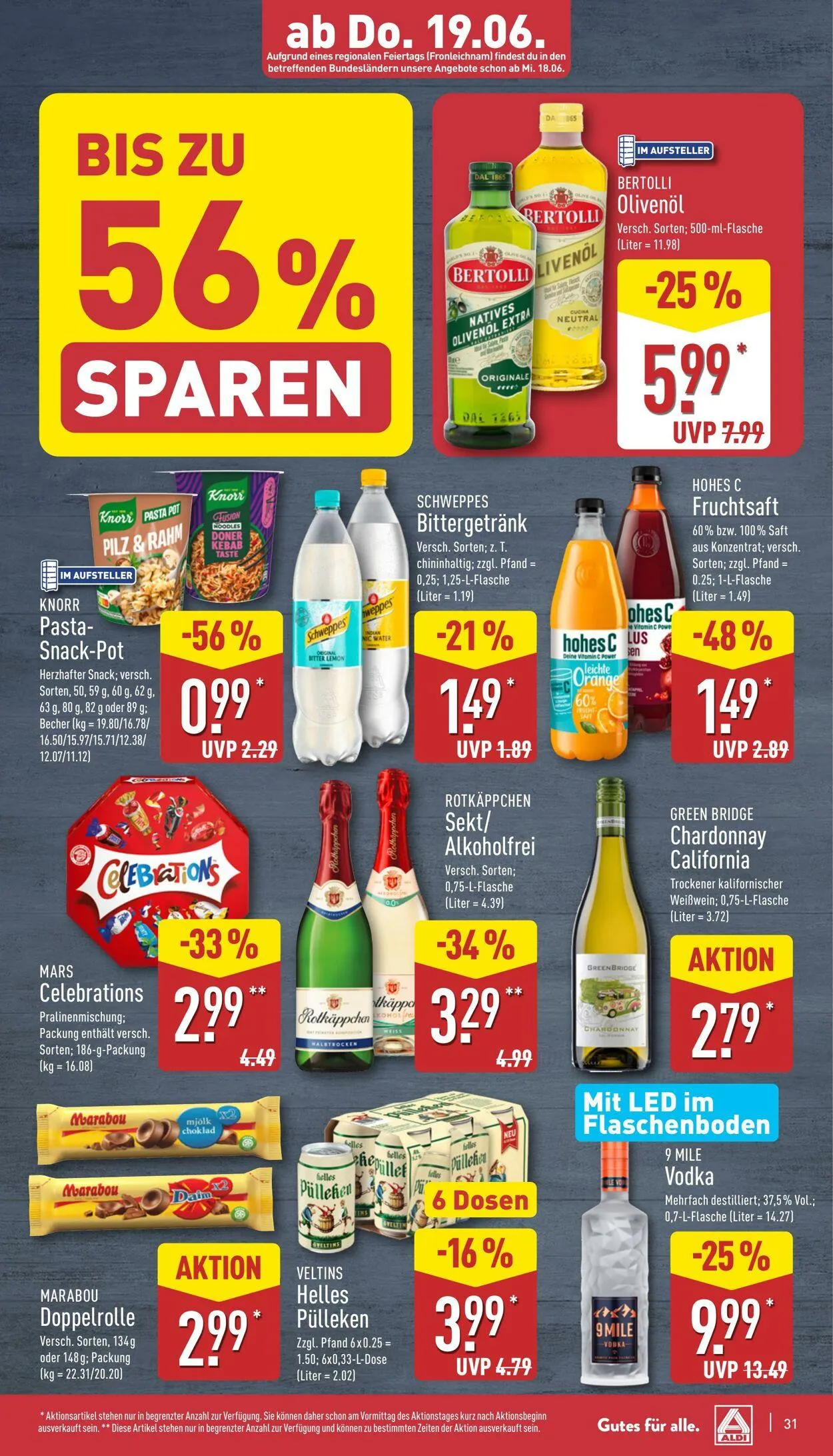 Aldi-Nord von 16. Juni bis 21. Juni 2025 - Prospekt seite 31